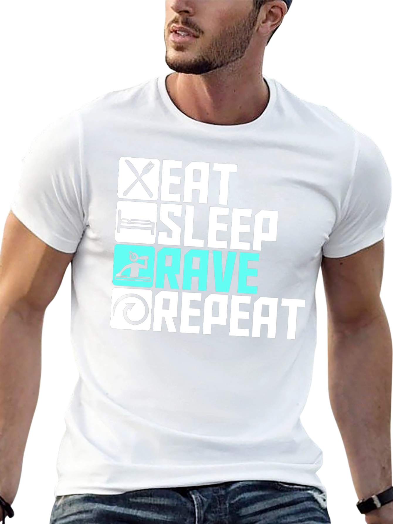 Eat Sleep Rave Repeat T-Shirt