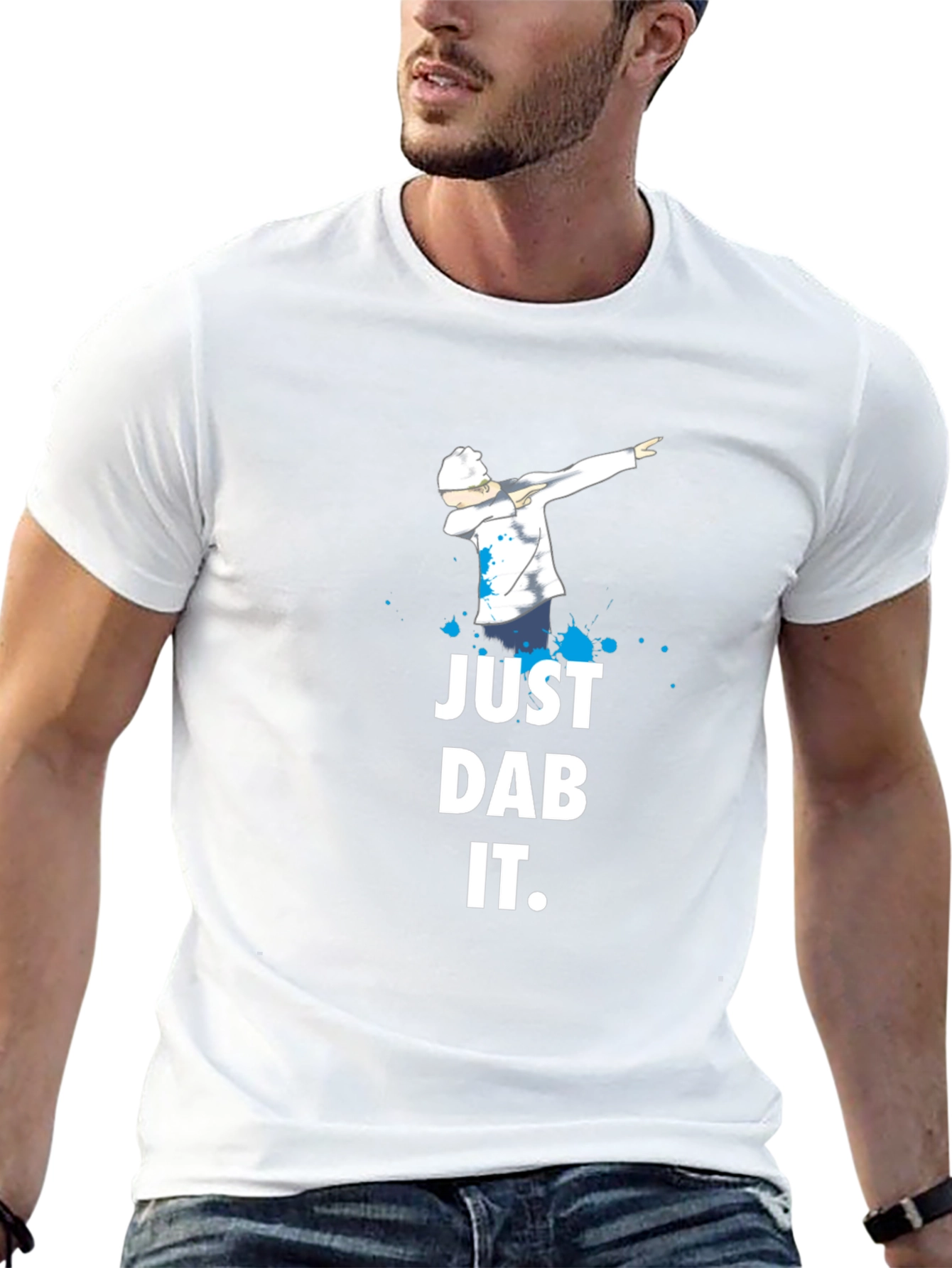 Just Dab It T-Shirt - Trendy Graphic Tee