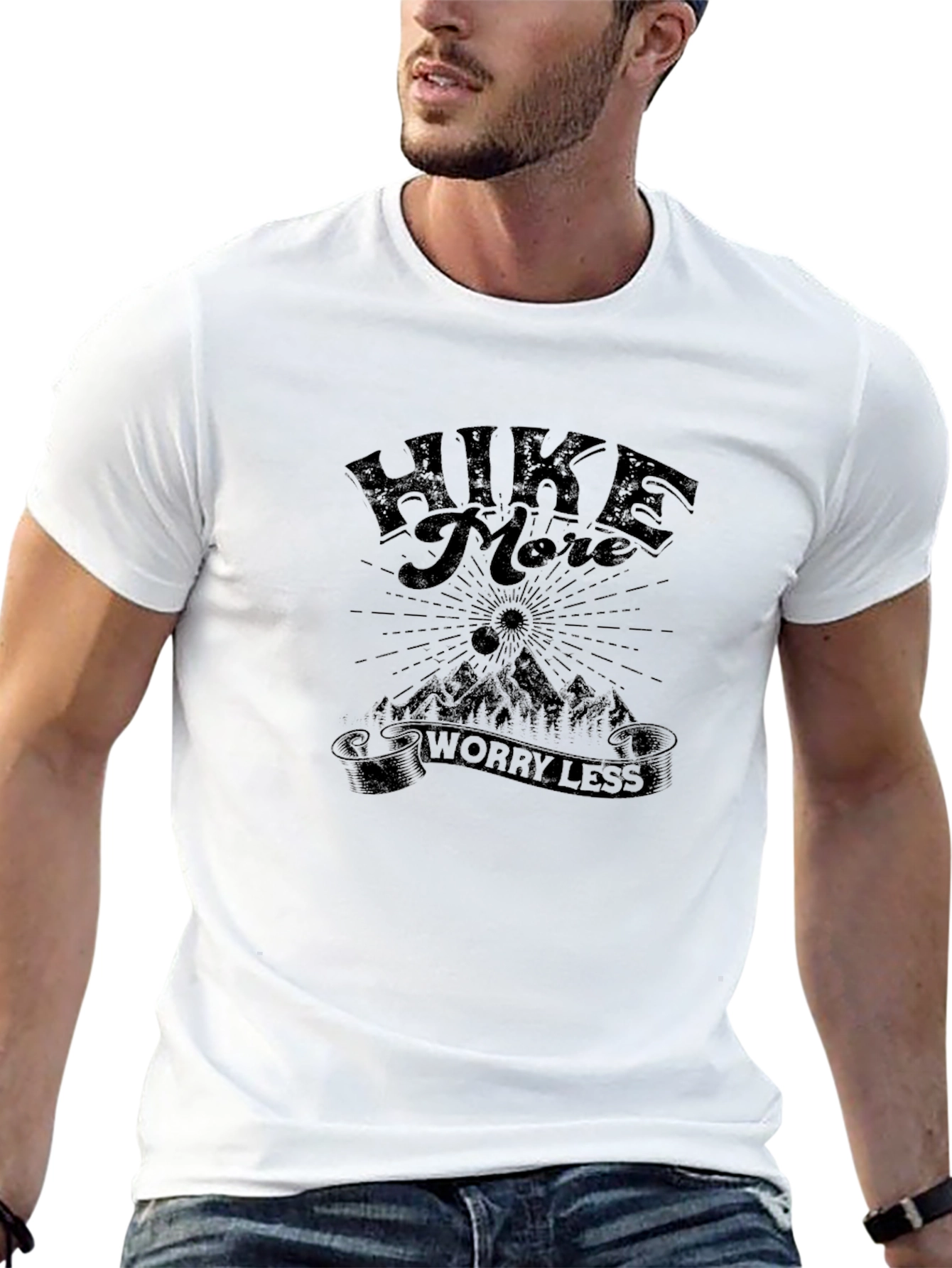 Hike More Worry Less Graphic Tee