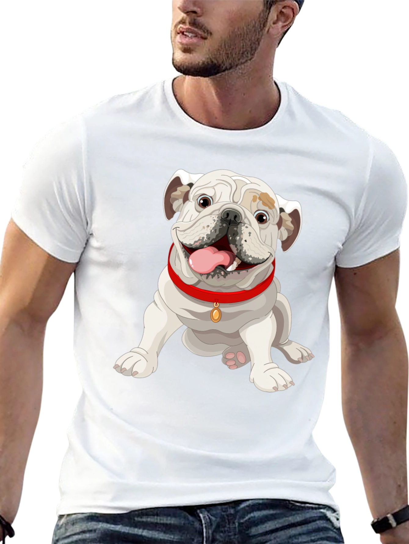 Bulldog Graphic Tee - Cute Dog Lover Shirt