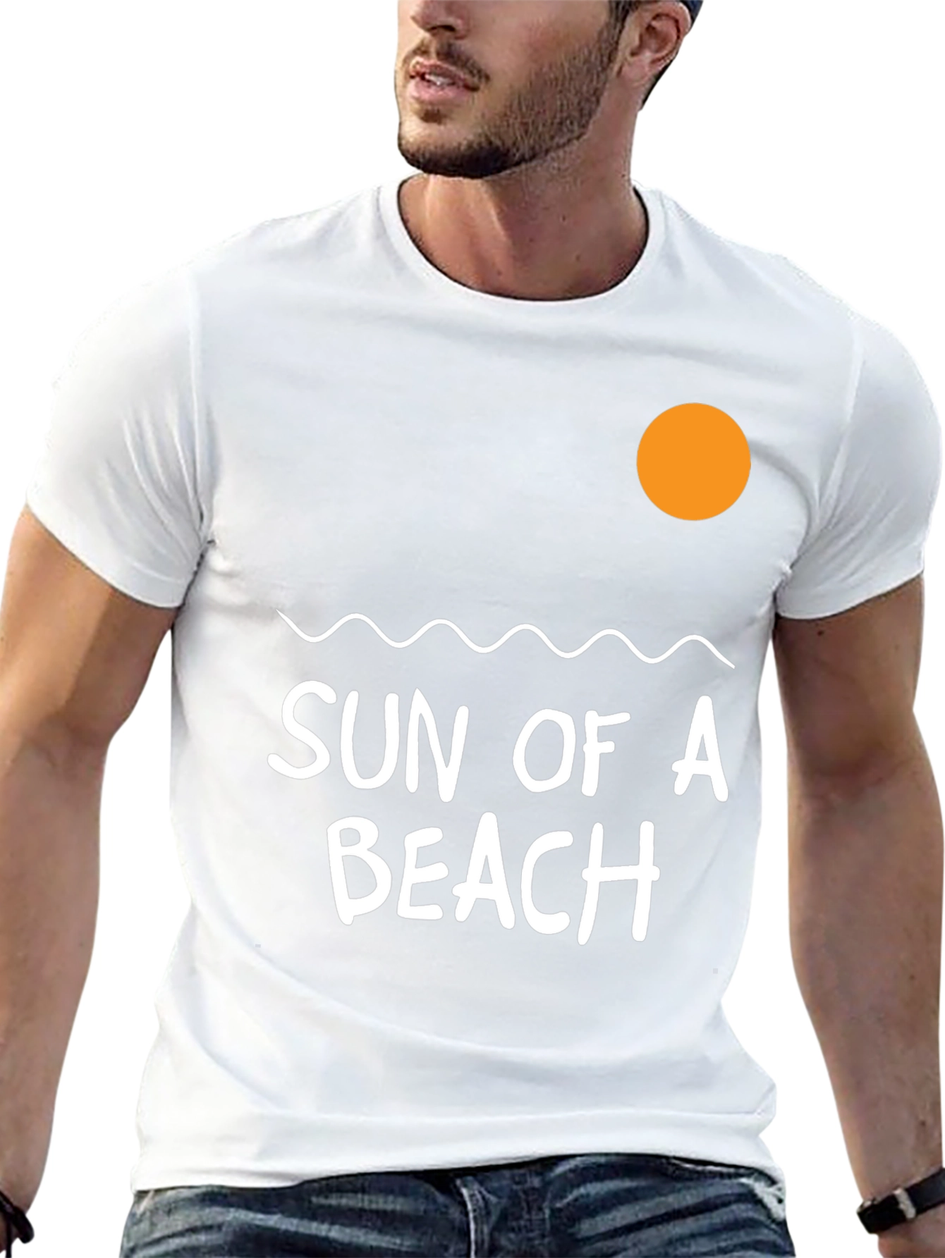 Sun of a Beach Graphic Tee - Summer Fun!