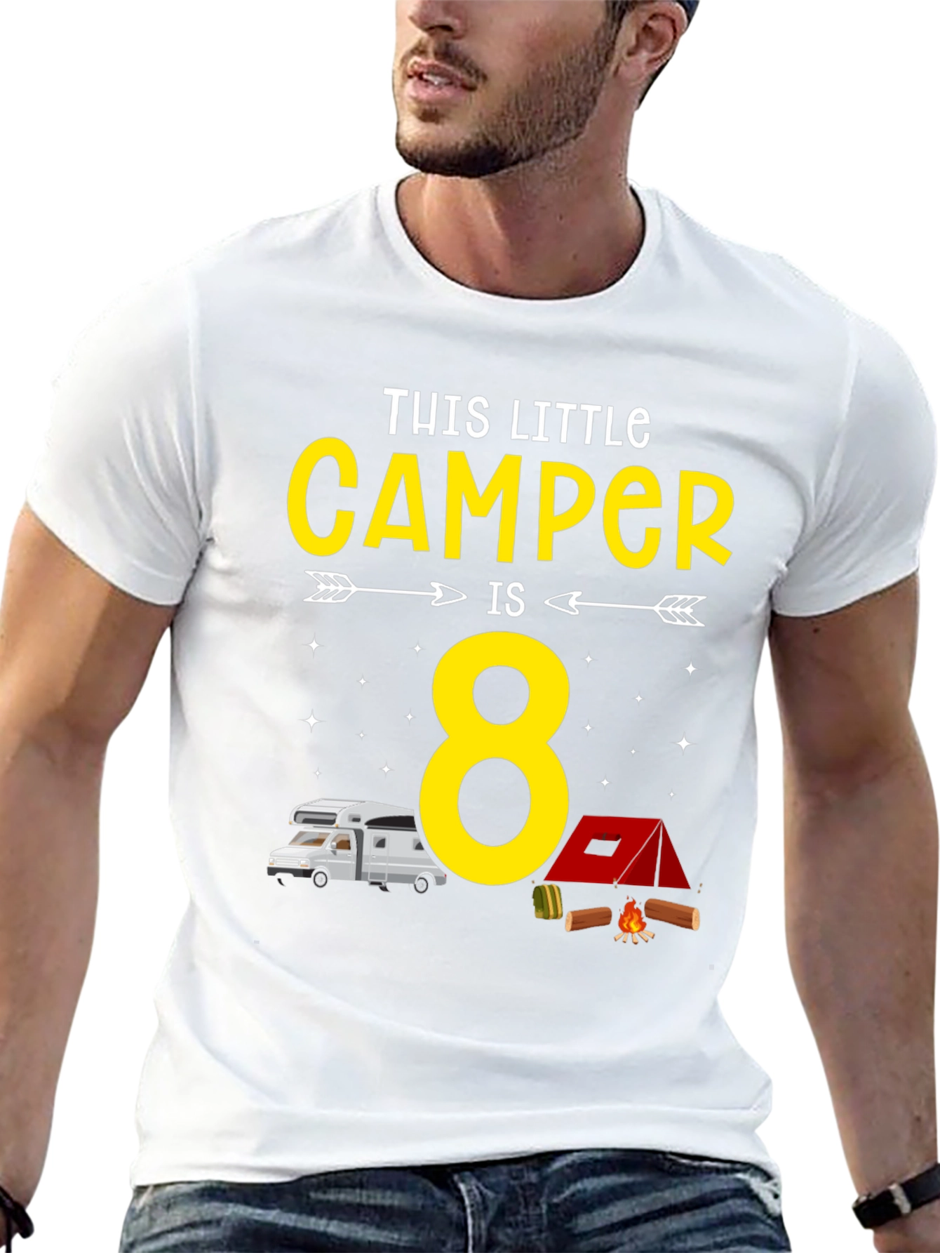 This Little Camper is 8 T-Shirt