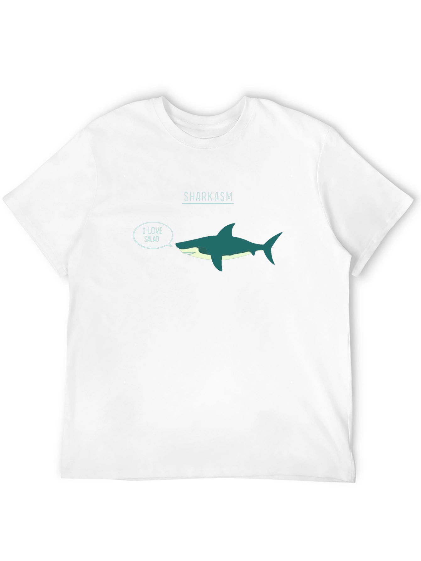 Sharkasm I Love Salad Graphic T-Shirt
