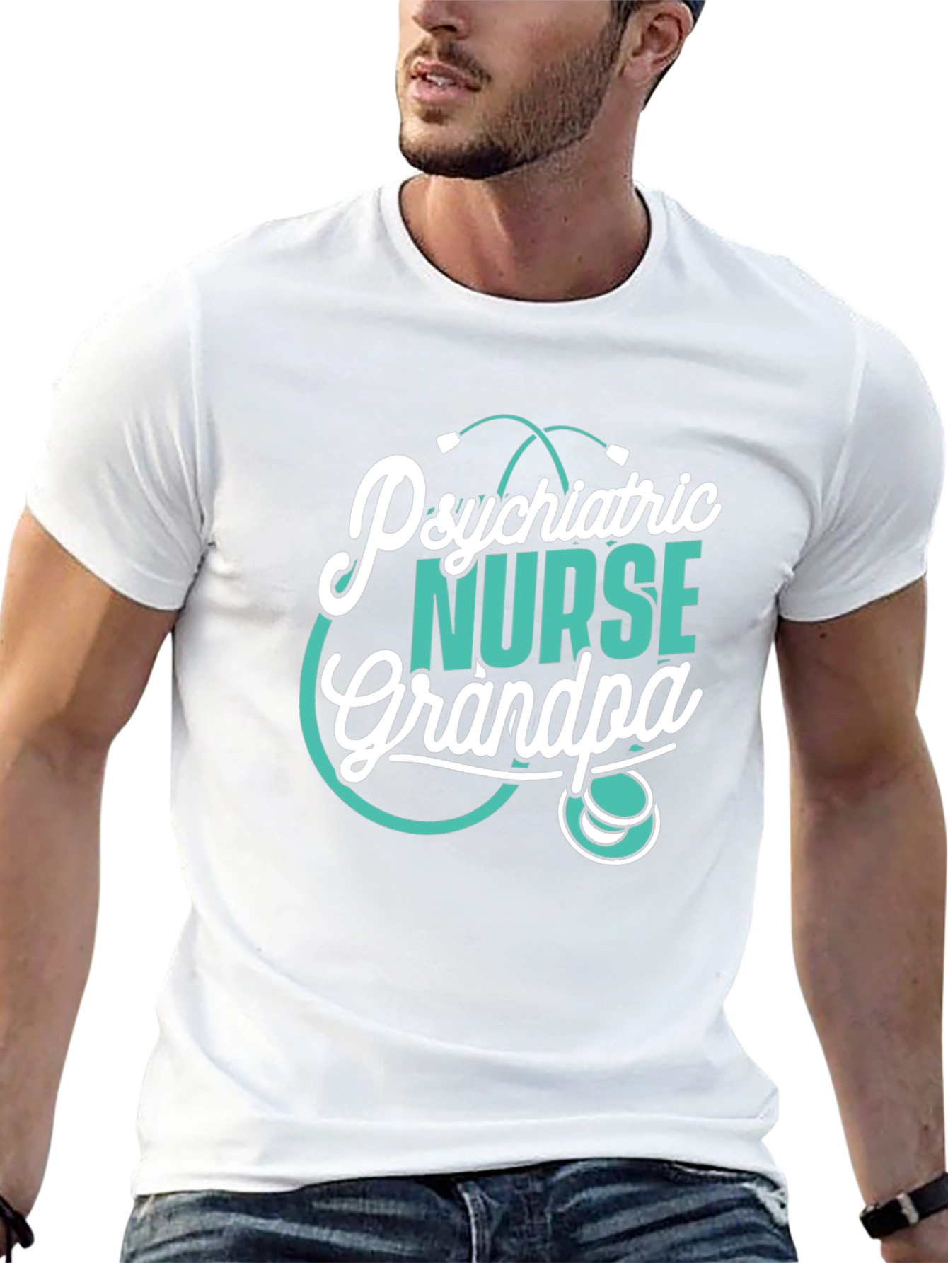 Psychiatric Nurse Grandpa T-Shirt