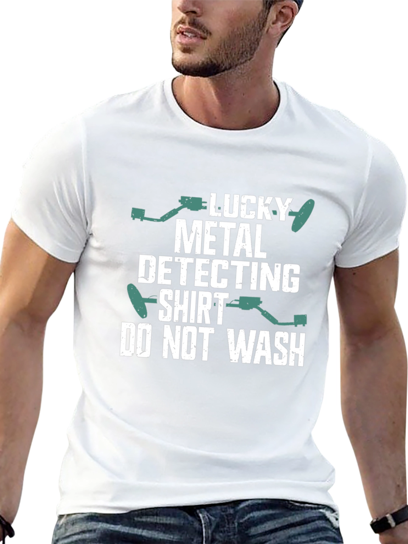 Lucky Metal Detecting Shirt - Funny Hobby Tee