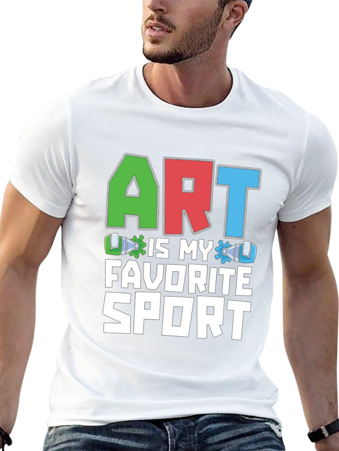 Art is My Favorite Sport Graphic T-Shirt