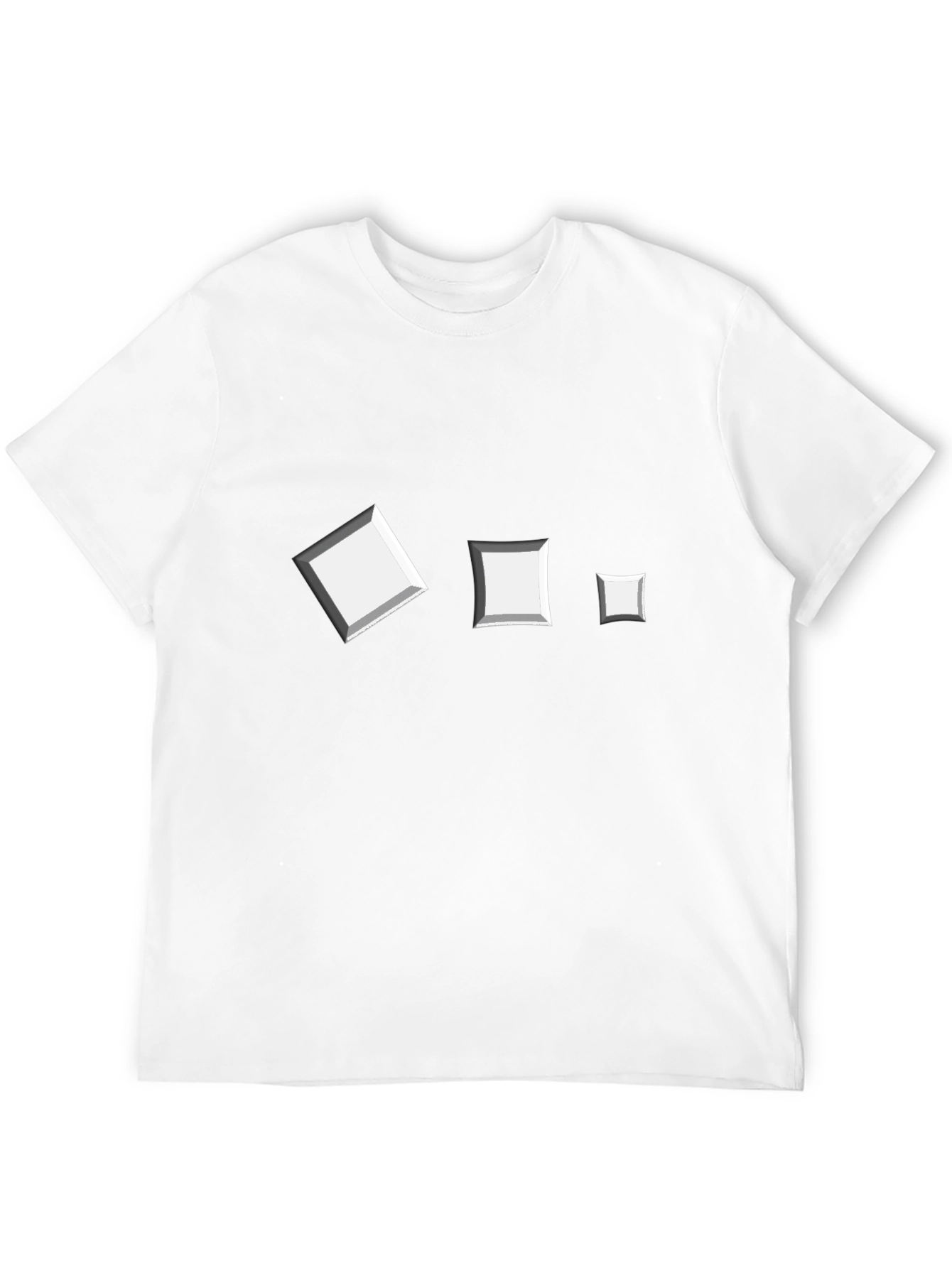 Modern Squares Tee - Unique Geometric Design
