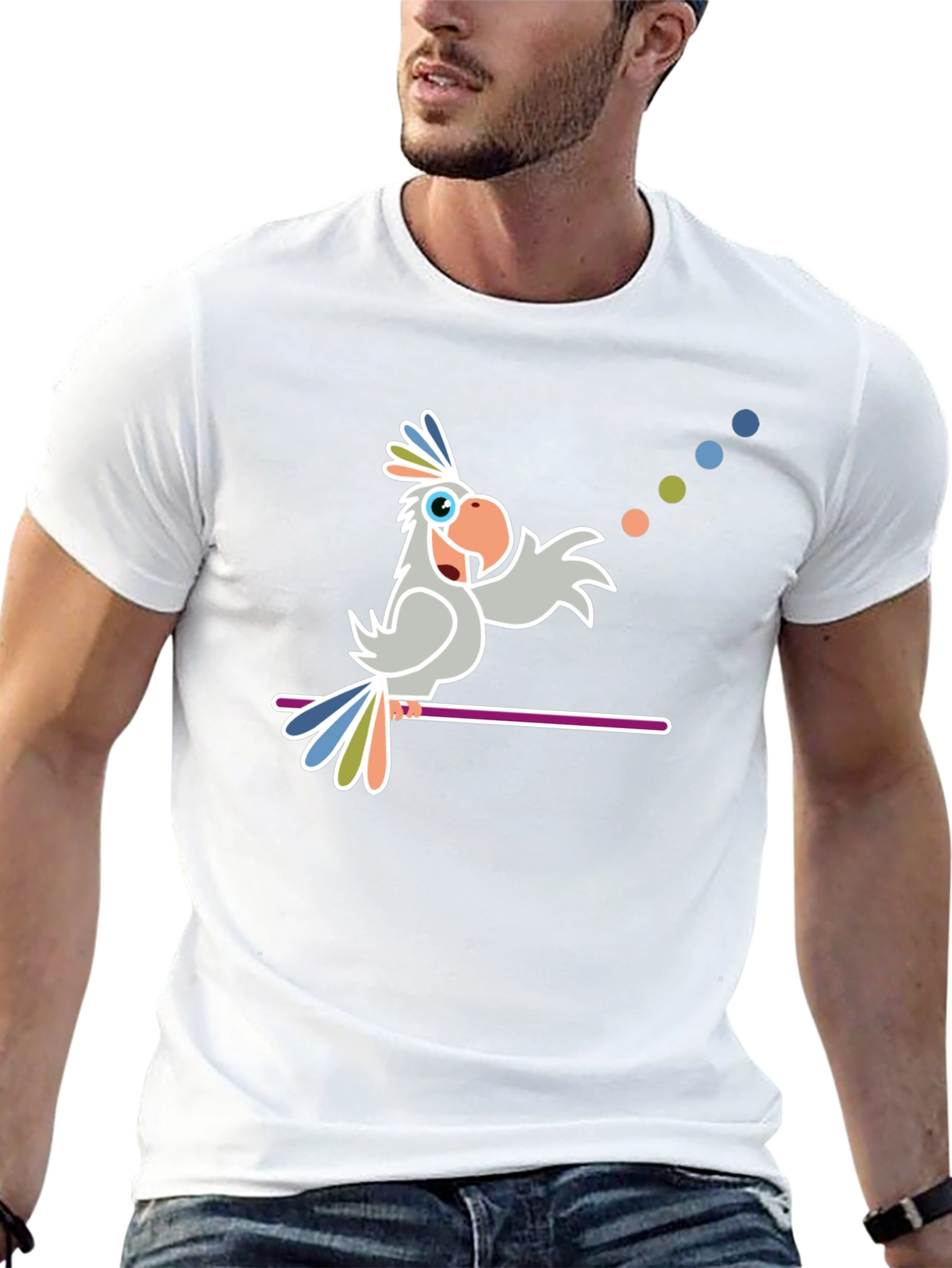 Parrot Juggling T-Shirt