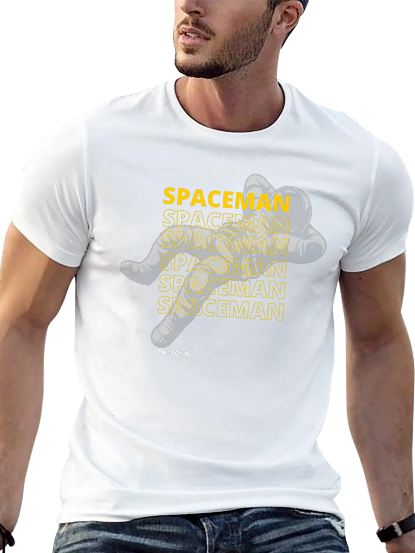 Spaceman to the Moon Graphic Tee