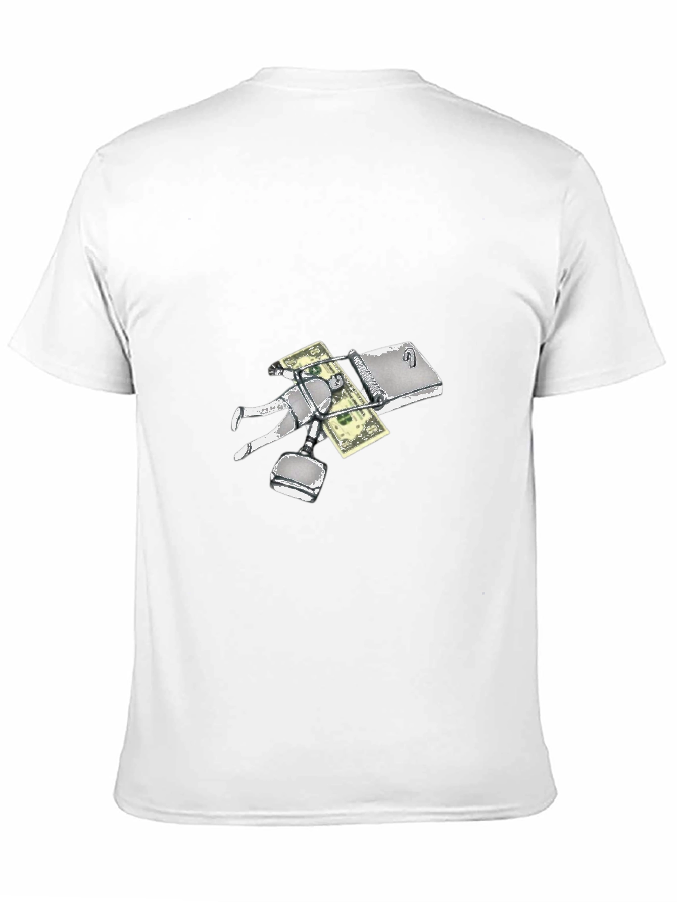Money Trap Graphic Tee - Black Cotton Casual Top