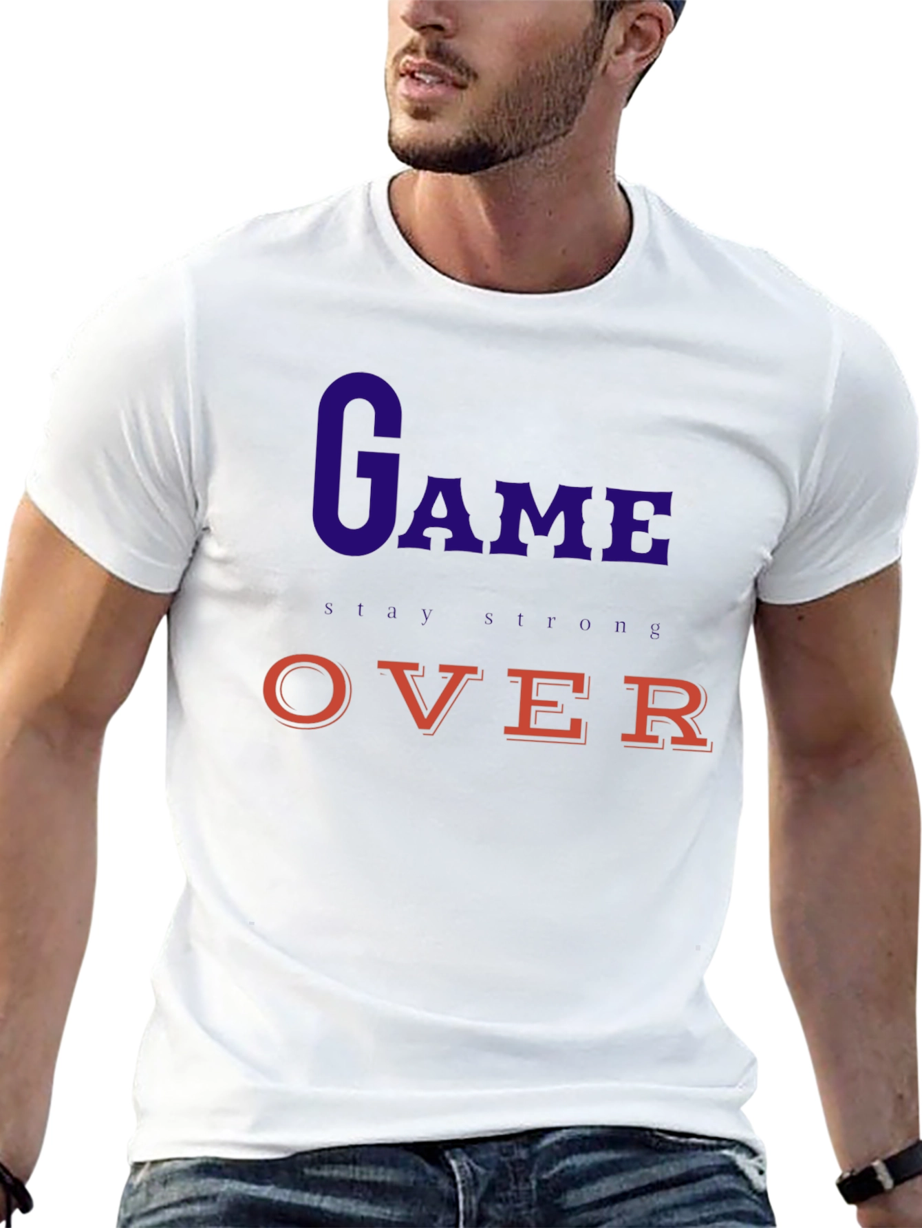 Game Over Graphic Tee - Gamer Style T-Shirt
