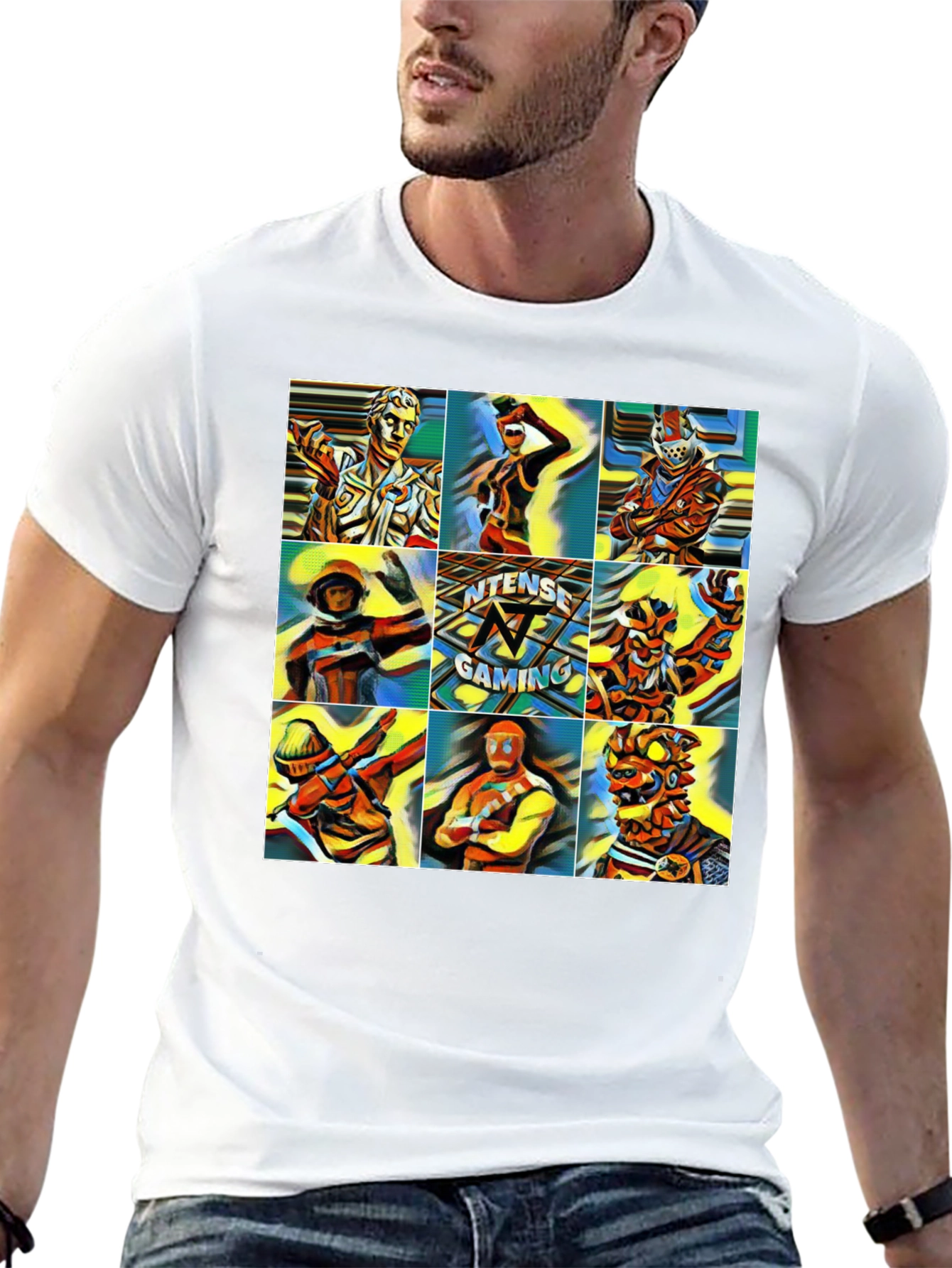 Intense Gaming Design Graphic Tee