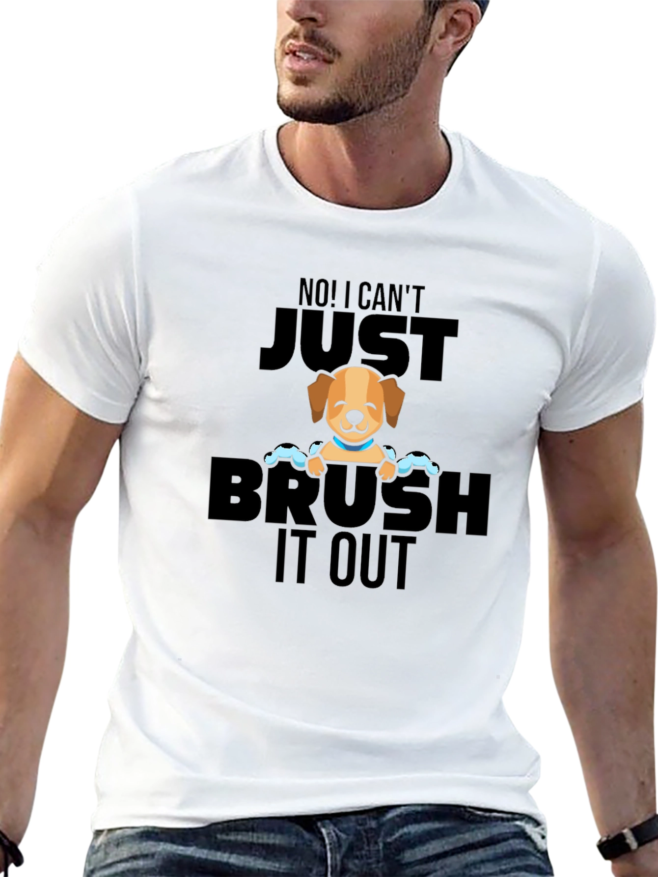 Dog Grooming Humor Graphic T-Shirt