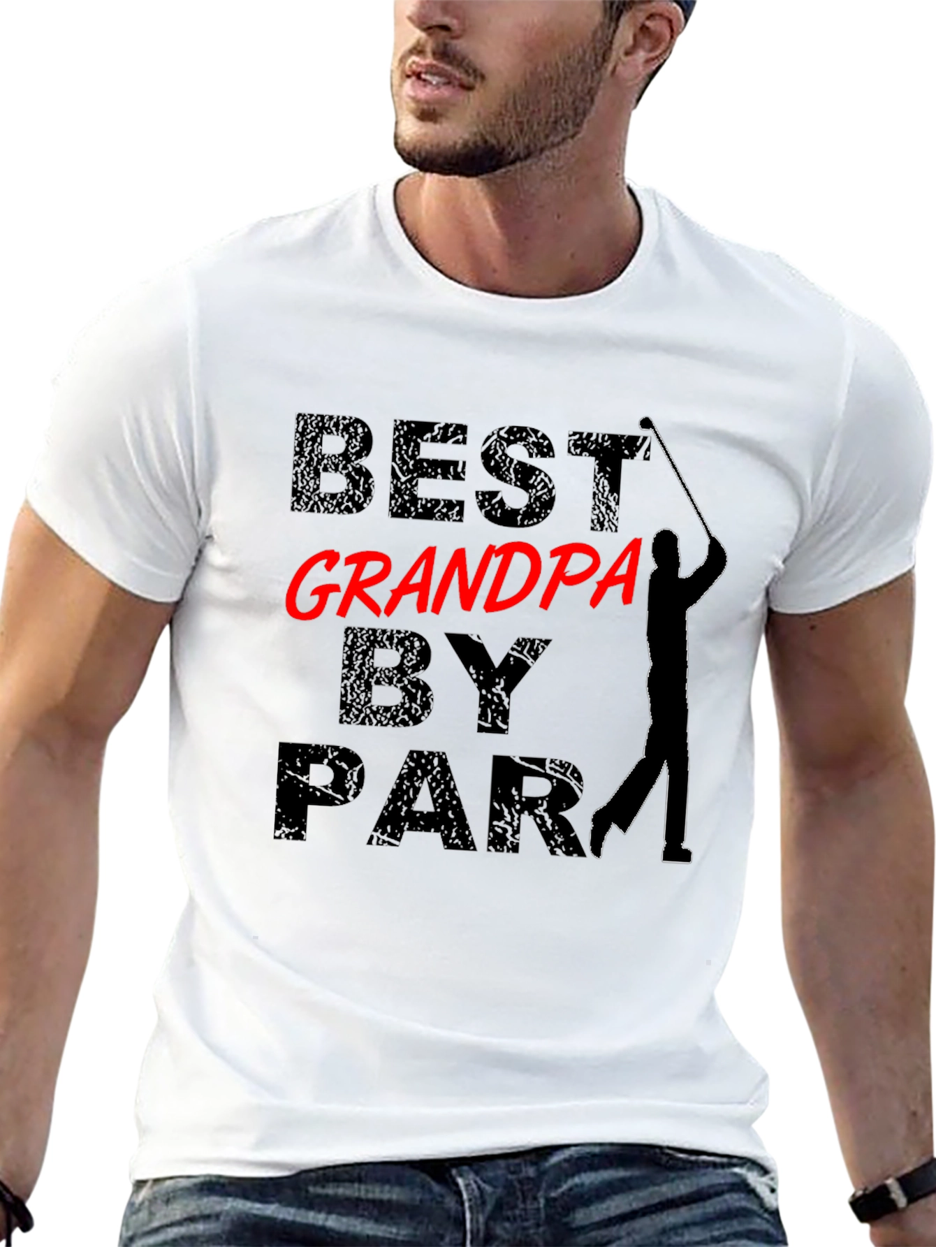 Best Grandpa By Par Golf T-Shirt