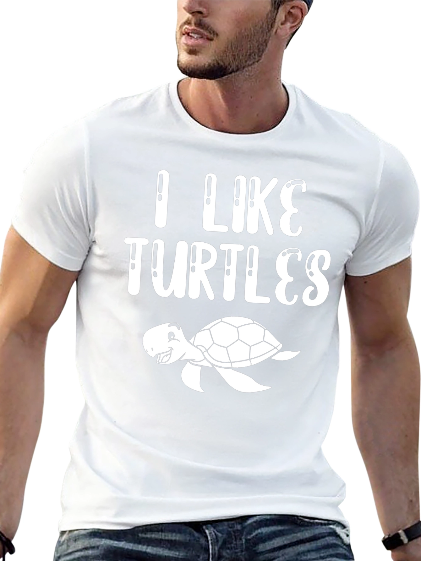 I Like Turtles T-Shirt - Cute Sea Turtle Tee