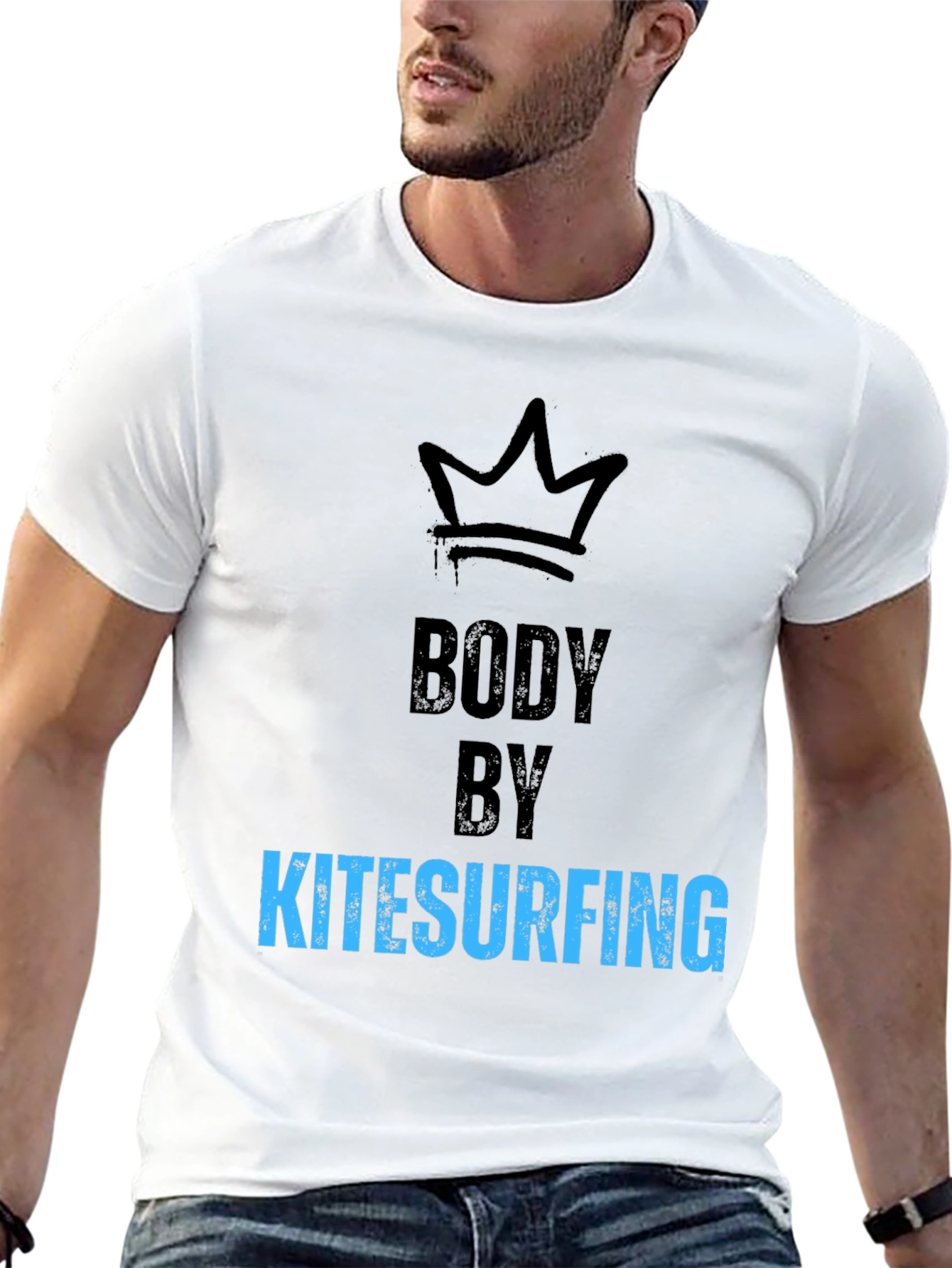 Body By Kitesurfing Black T-Shirt