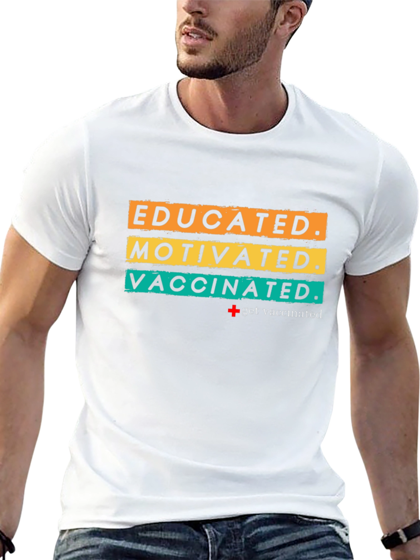 Educated Motivated Vaccinated T-Shirt