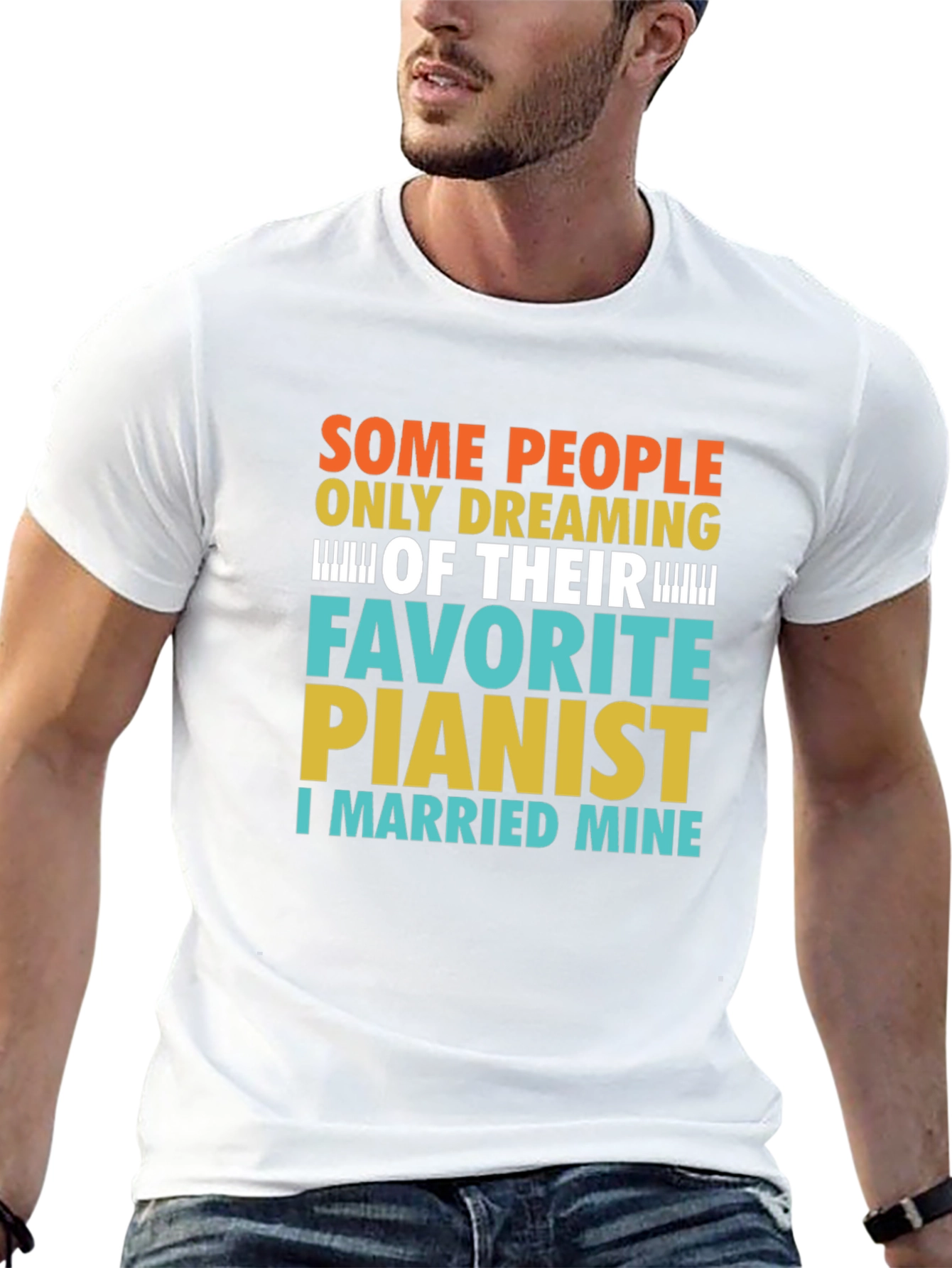 Funny Pianist T-Shirt - I Married Mine!