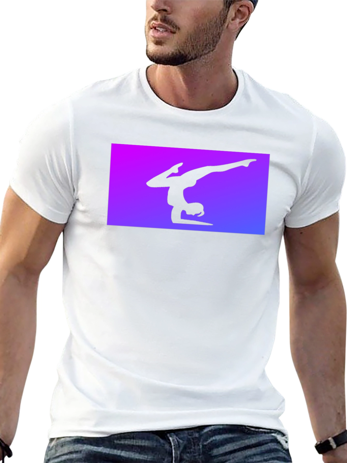 Gymnast Silhouette Tee - Black