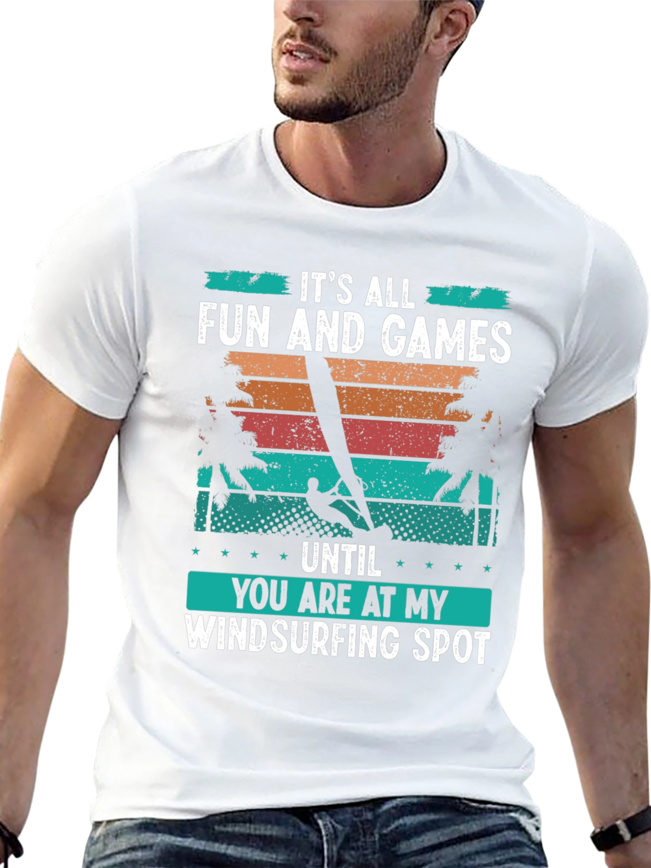 Windsurfing Spot T-Shirt: Fun & Games Tee