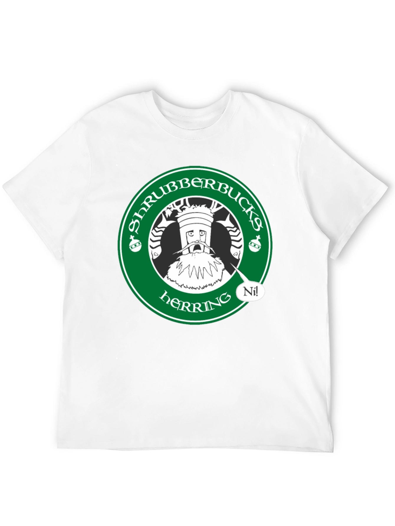 Shrubberbucks Herring T-Shirt - Monty Python Inspired