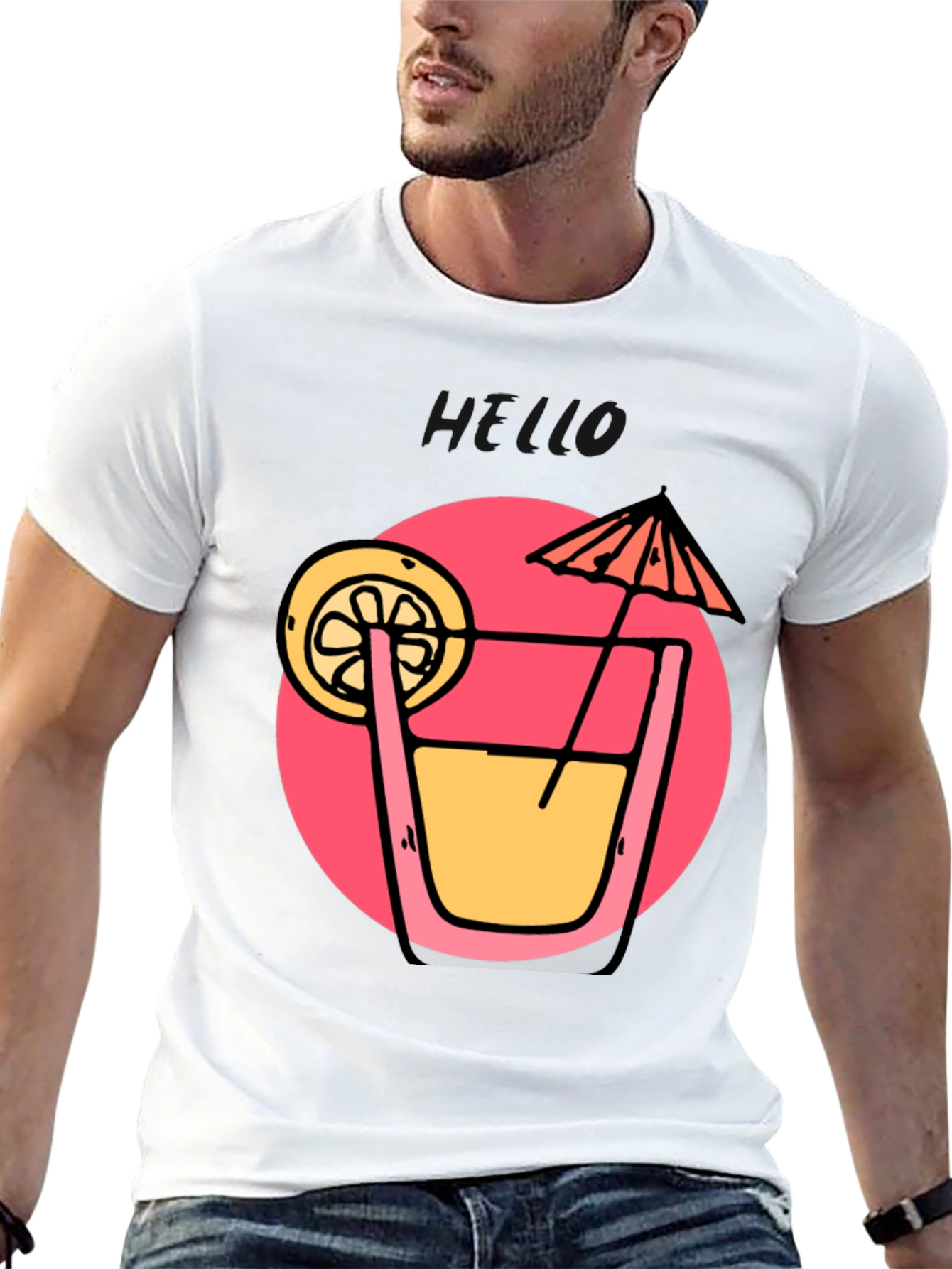 Tropical Drink T-Shirt - Summer Vibes