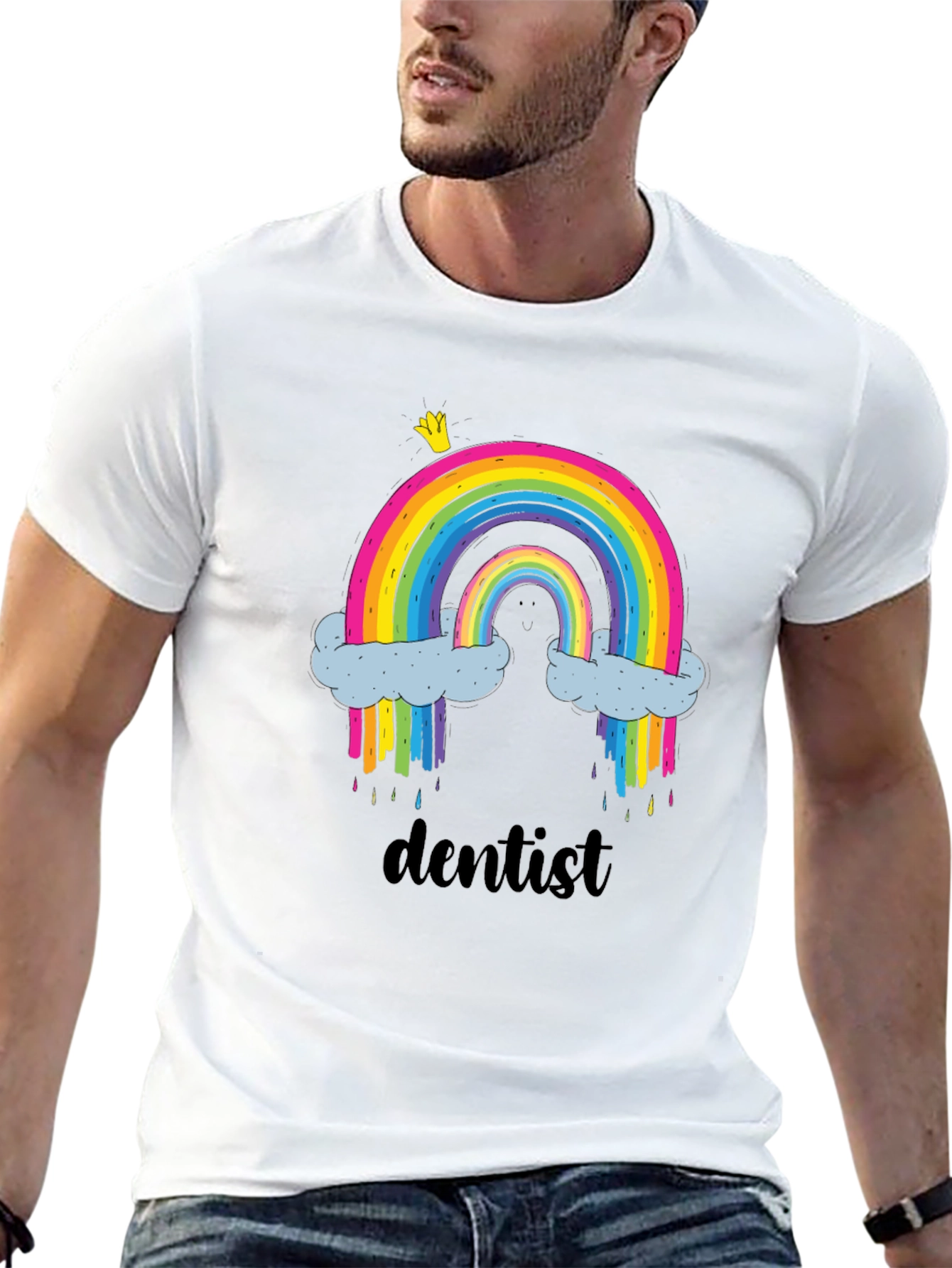 Rainbow Dentist T-Shirt | Funny Dental Apparel
