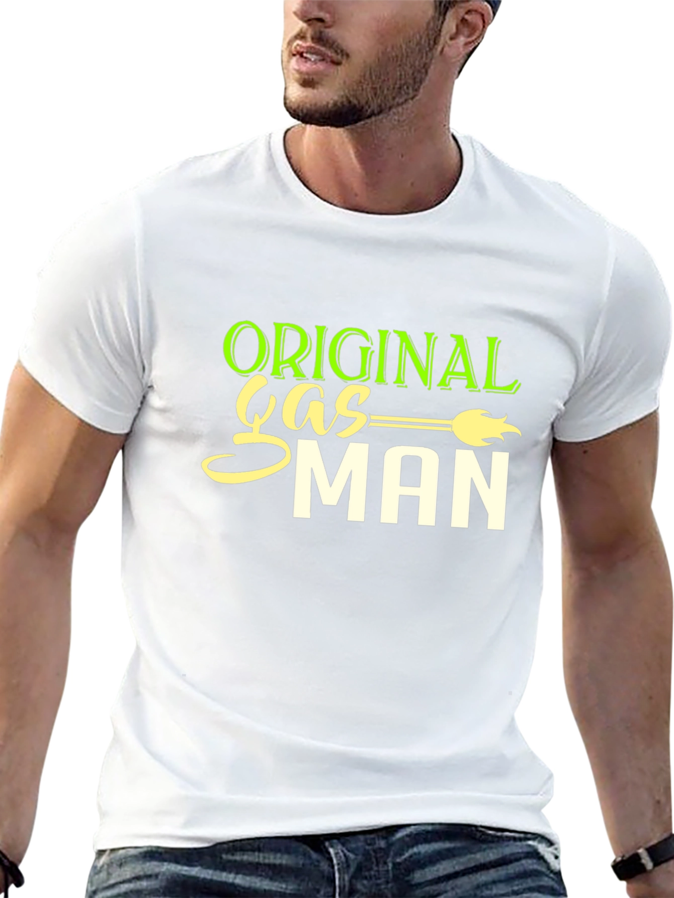Original Gas Man Black T-Shirt
