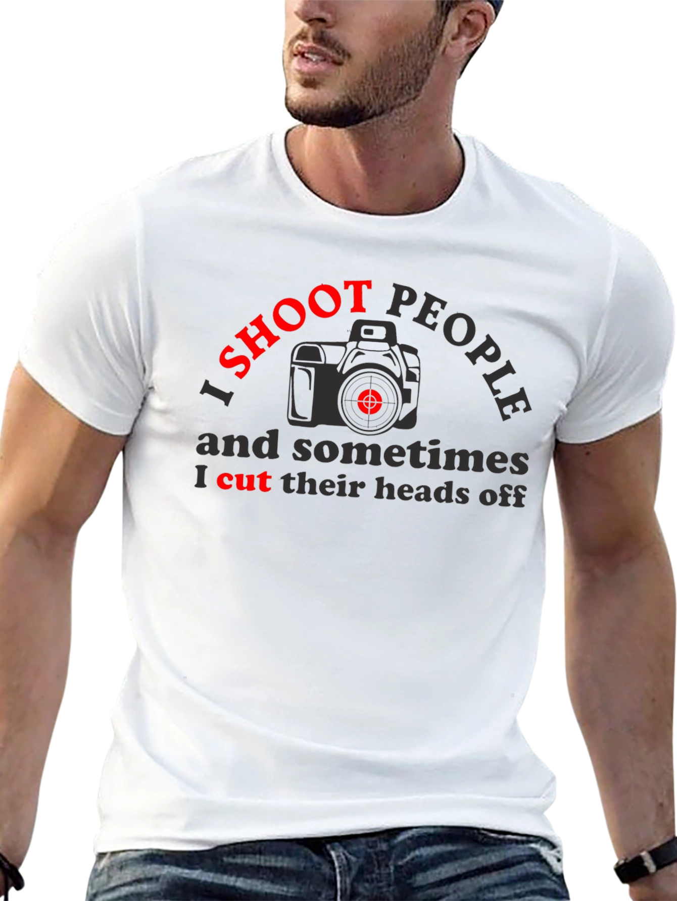 I Shoot People T-Shirt - Photography Humor Tee