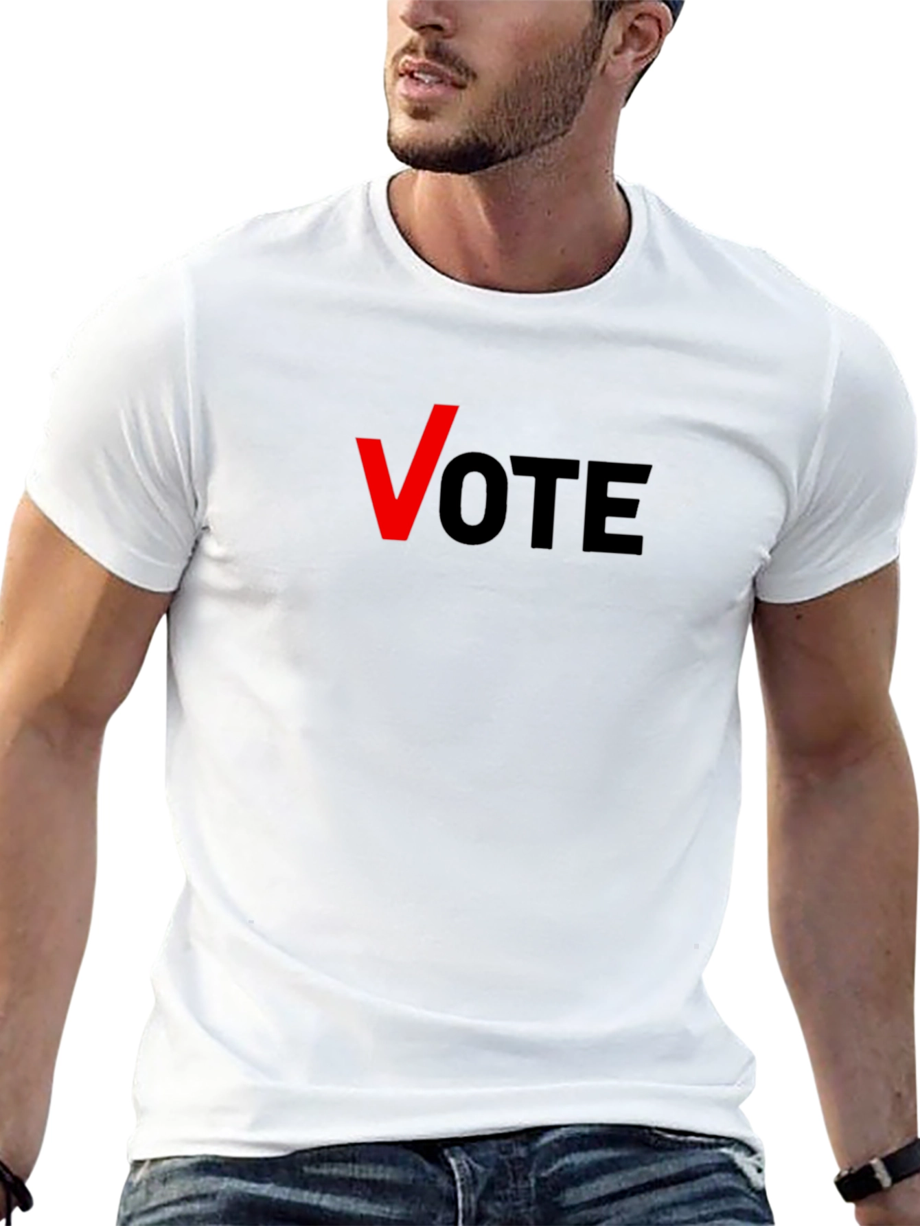 Vote T-Shirt - Black Graphic Tee