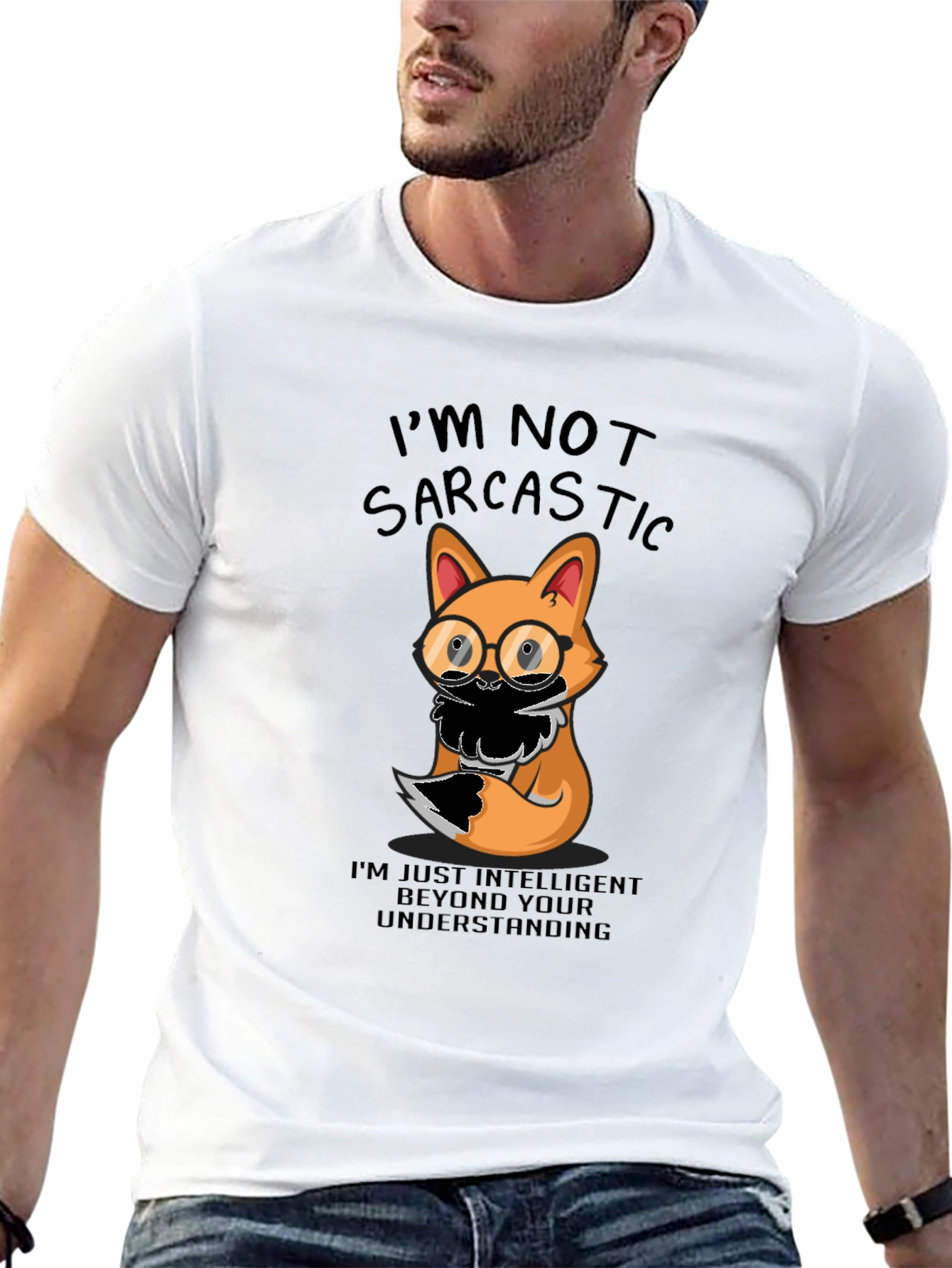 Sarcastic Fox T-Shirt - Intelligent Humor Tee