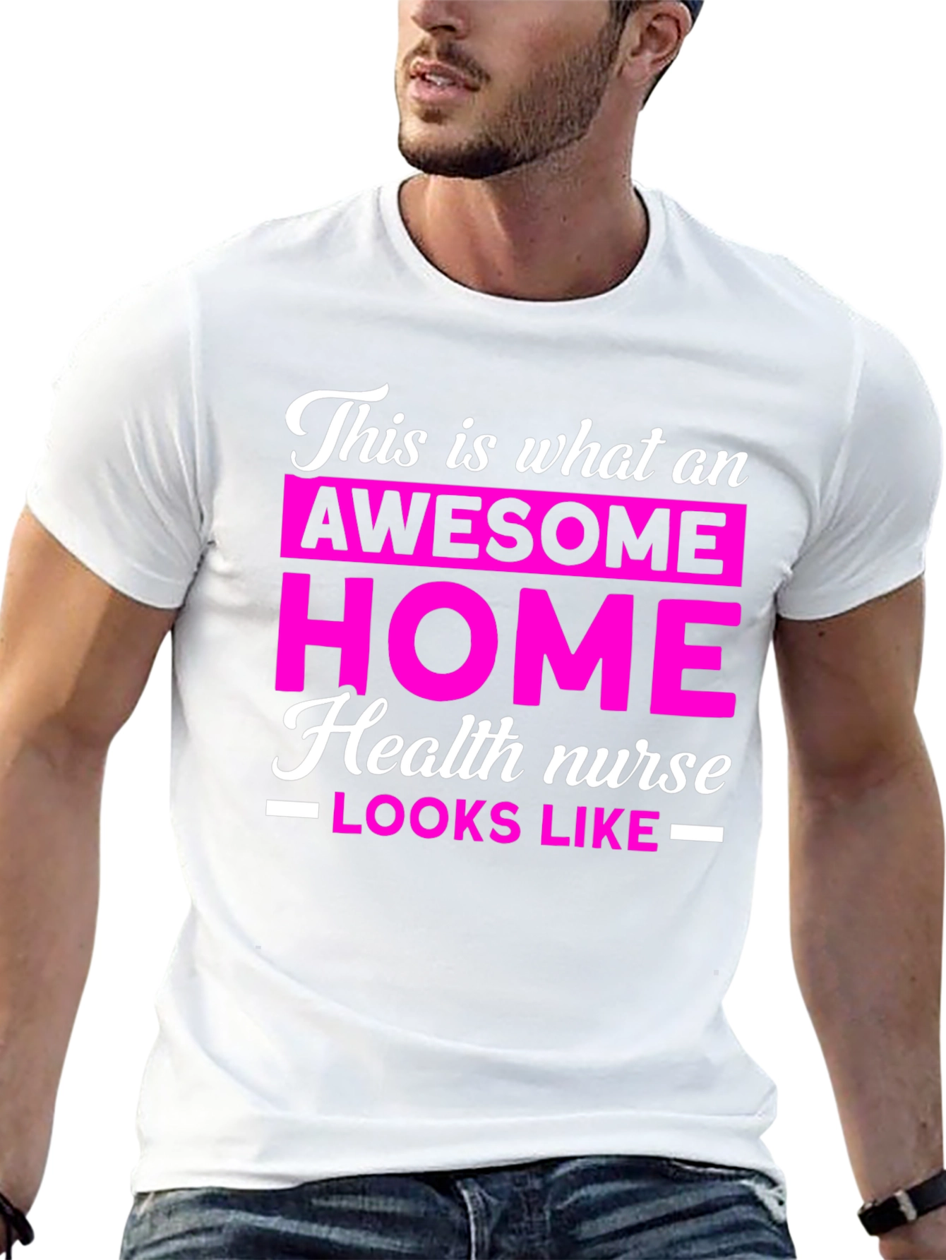 Awesome Home Health Nurse T-Shirt