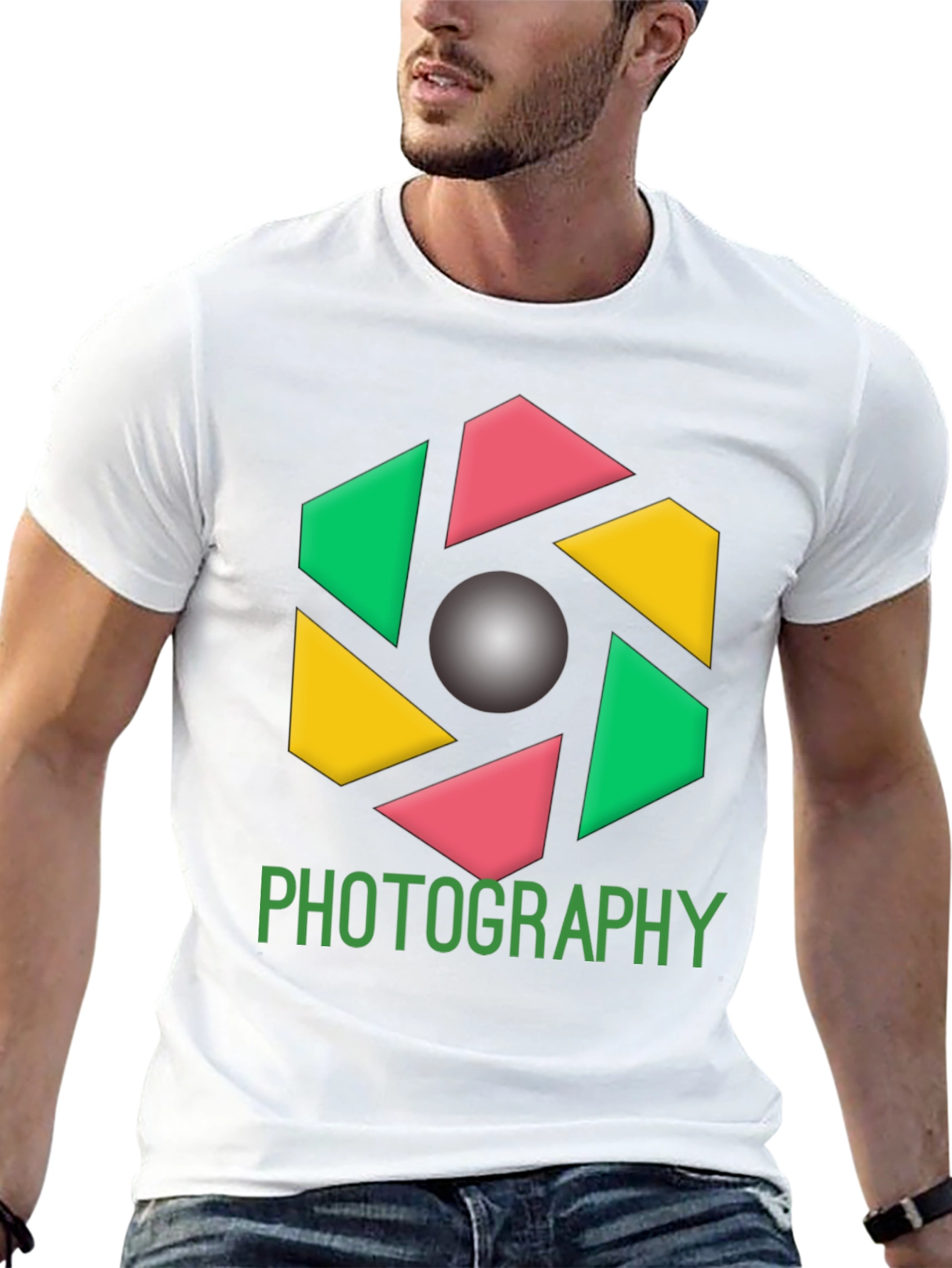 Photography Graphic Tee - Modern Camera Design