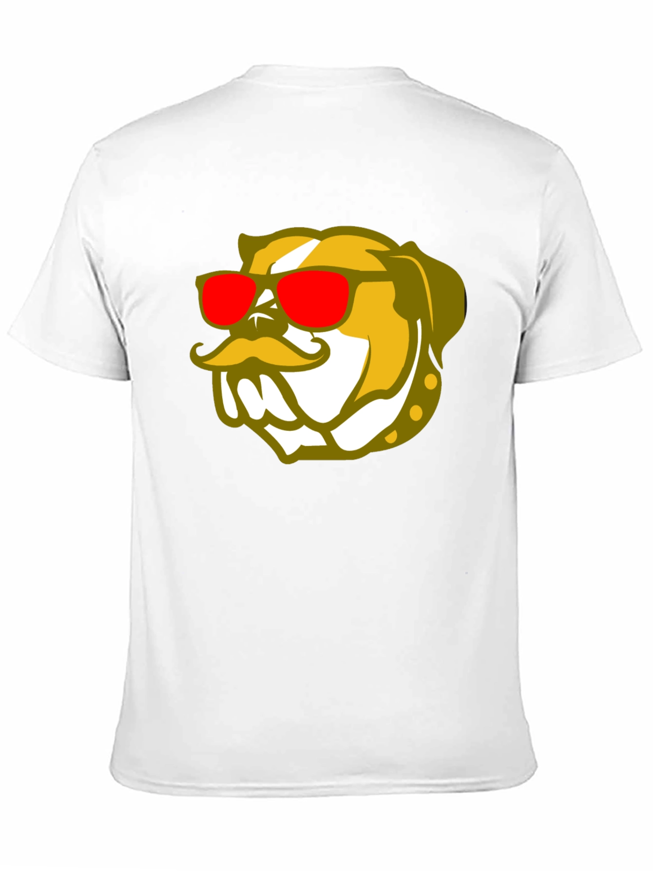 Cool Bulldog Graphic Black T-Shirt