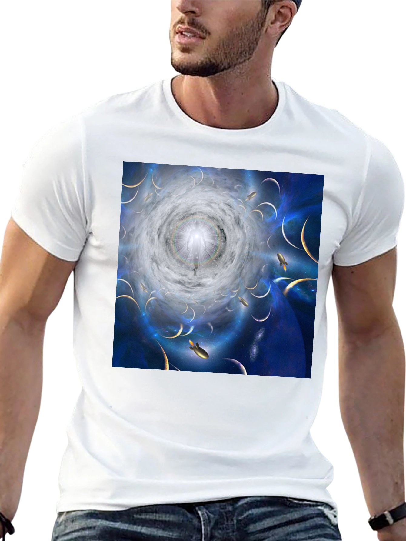 Celestial Dreamscape Graphic T-Shirt