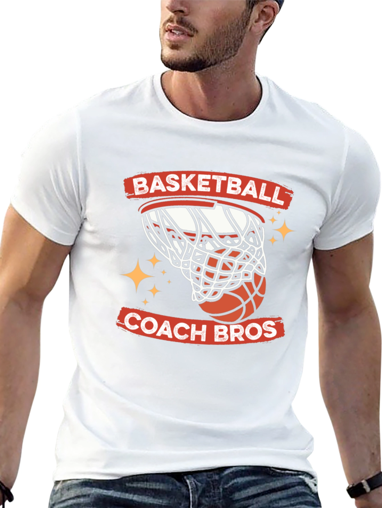 Basketball Coach Bros Graphic Tee