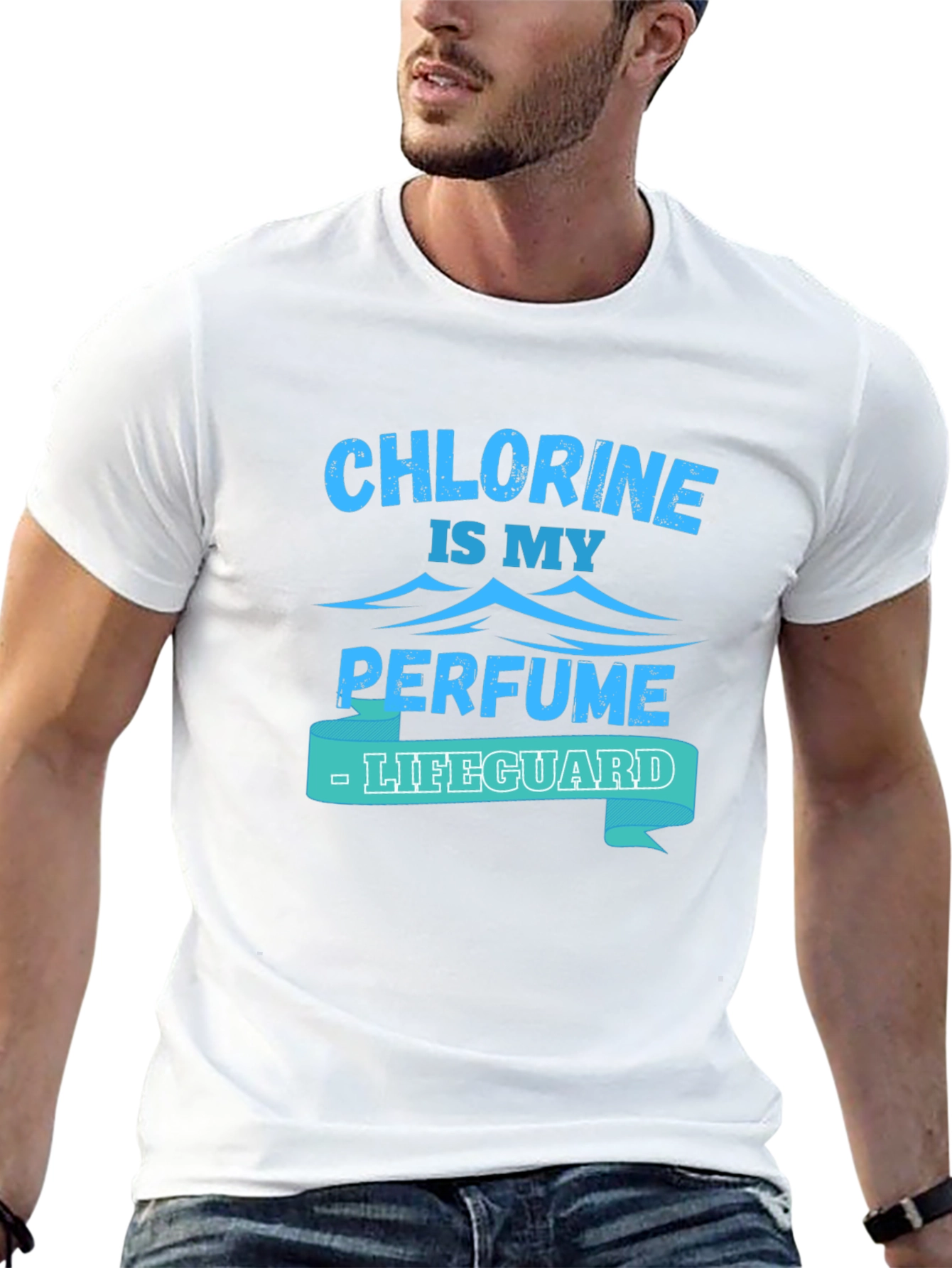 Chlorine Is My Perfume Lifeguard T-Shirt