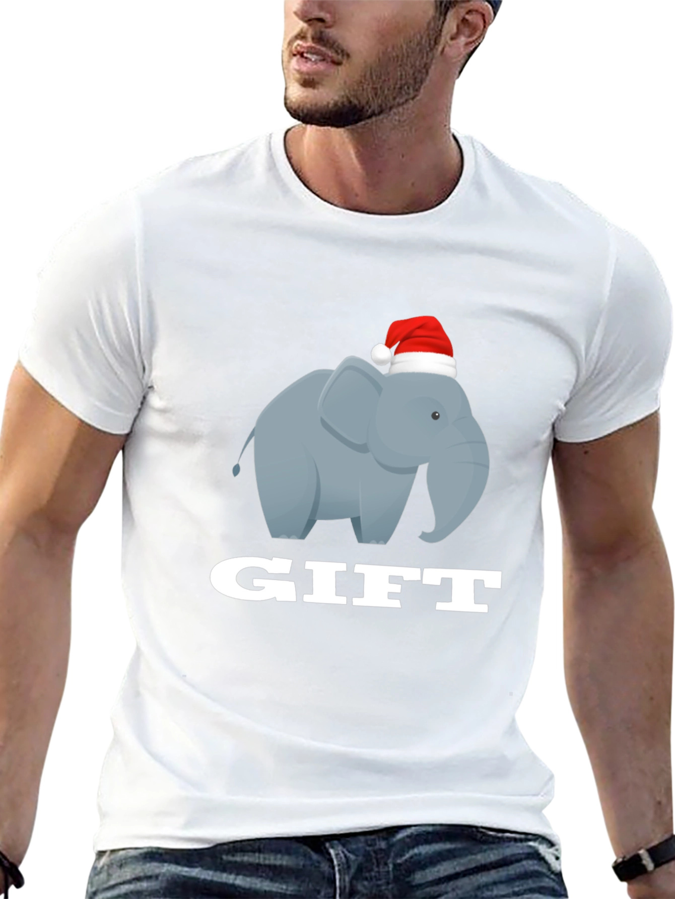 Elephant Gift Holiday T-Shirt
