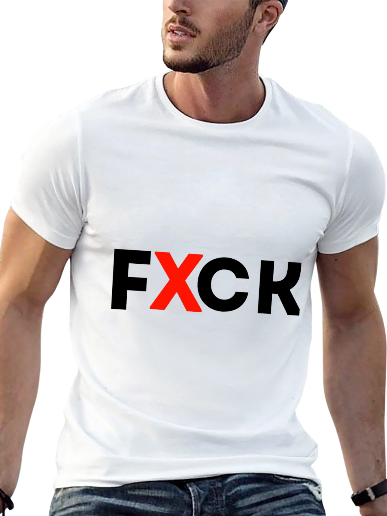 FXCK Graphic Tee - Edgy Black T-Shirt