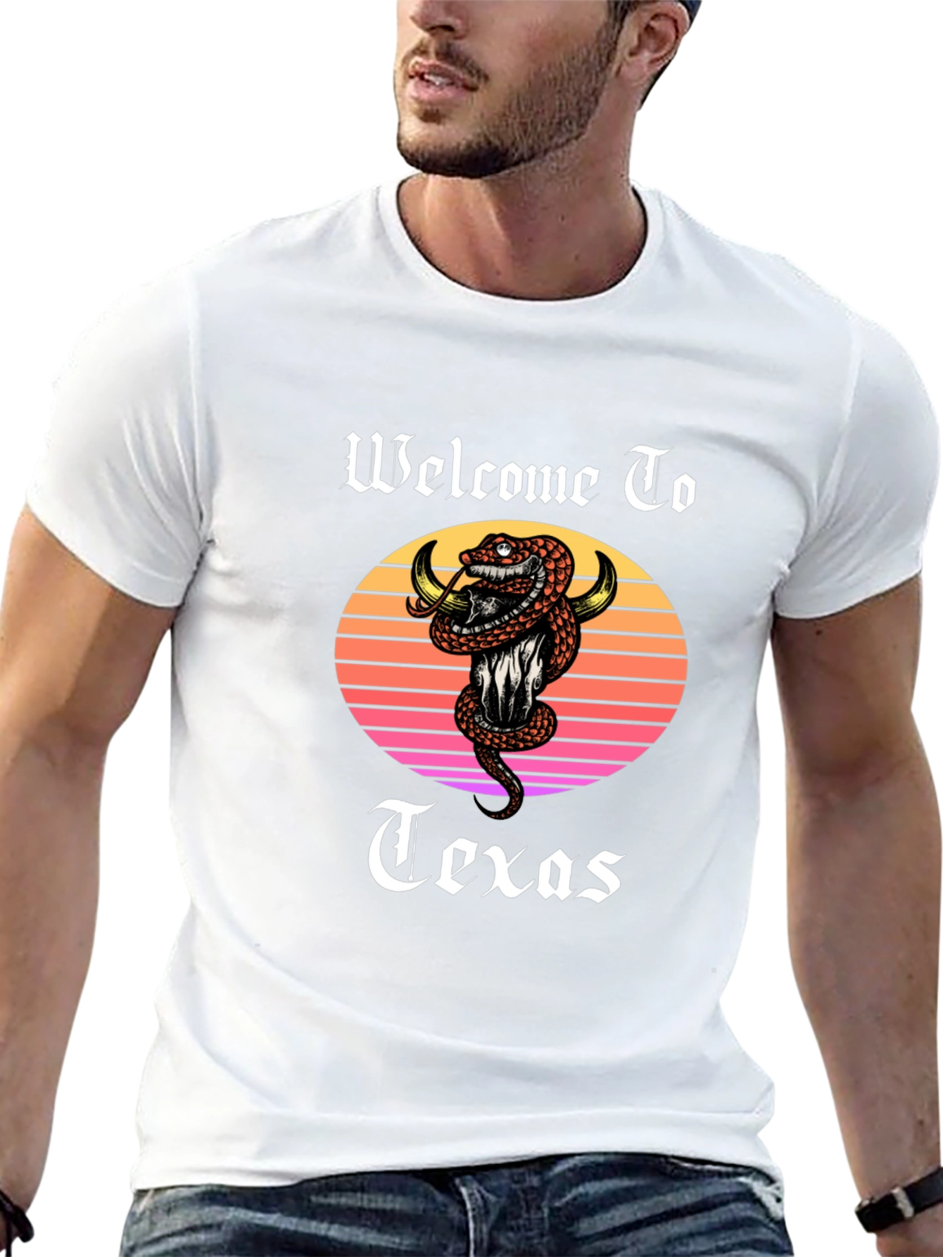 Welcome to Texas Snake Graphic Tee