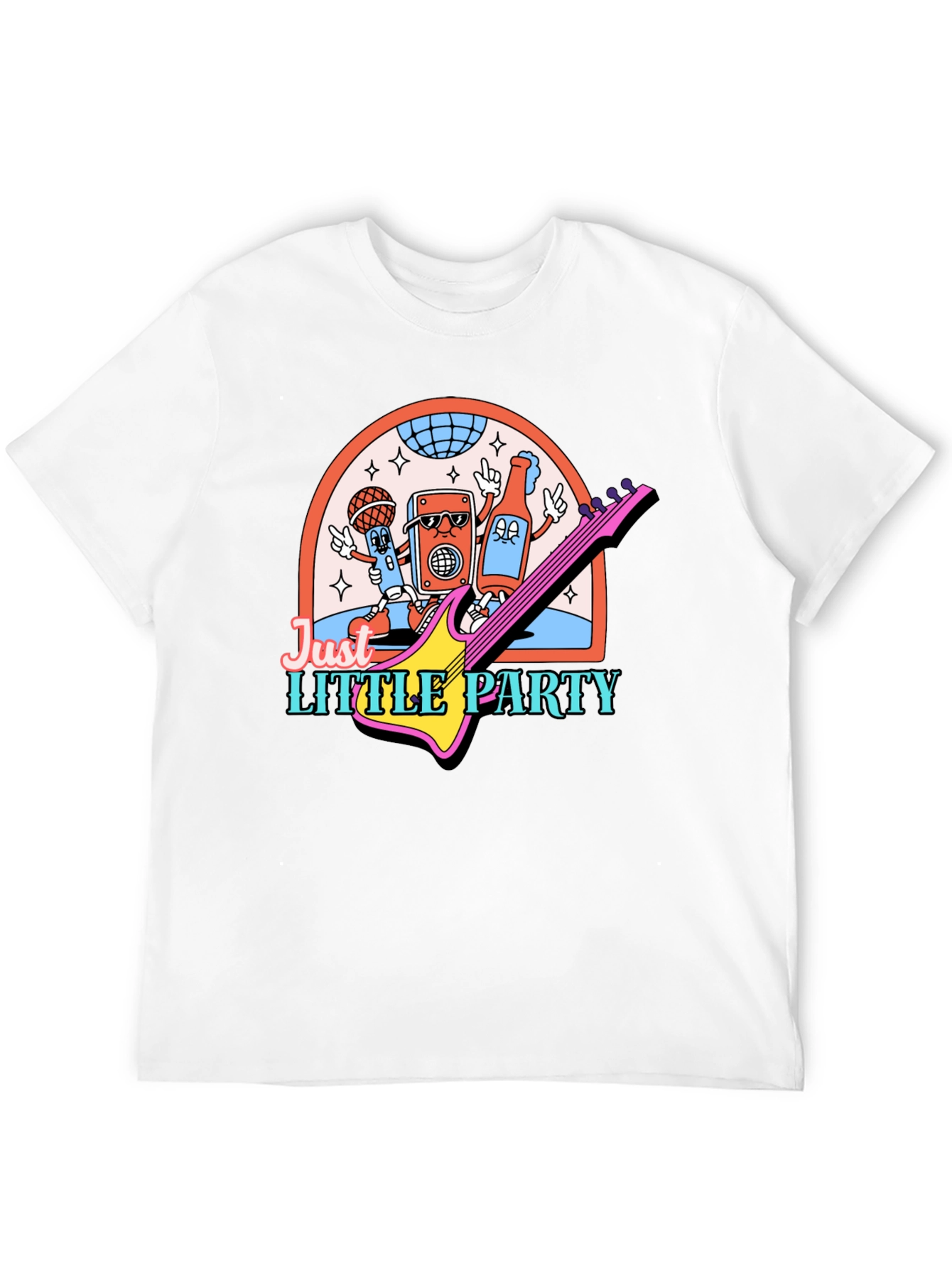 Just Little Party Graphic T-Shirt