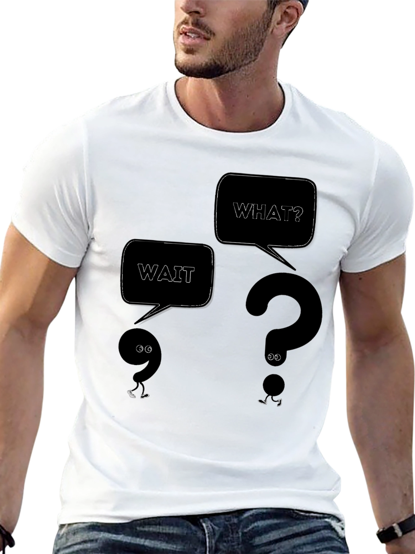Wait What? Graphic T-Shirt - Question Mark Tee