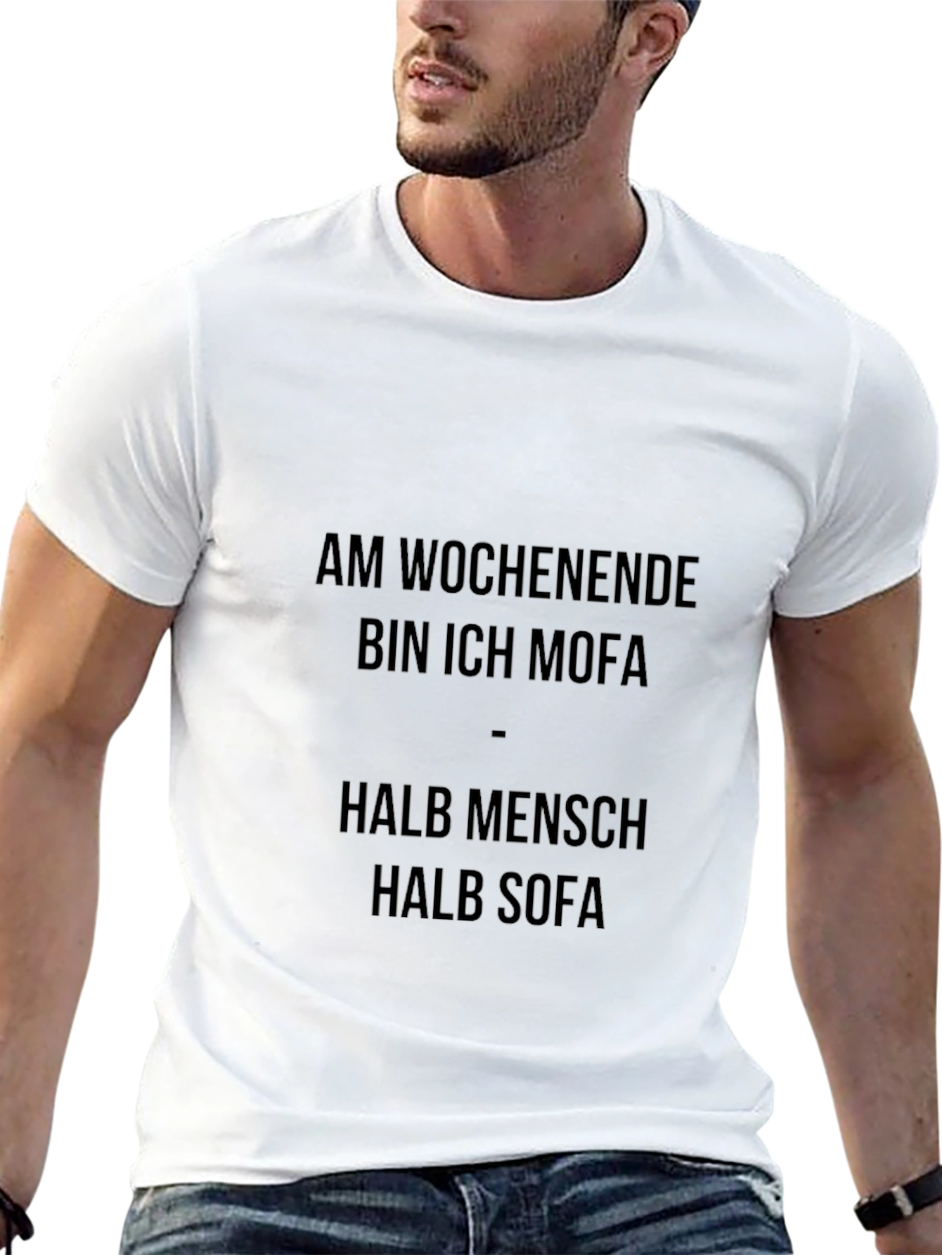 Weekend Mofa T-Shirt - Half Human Half Sofa