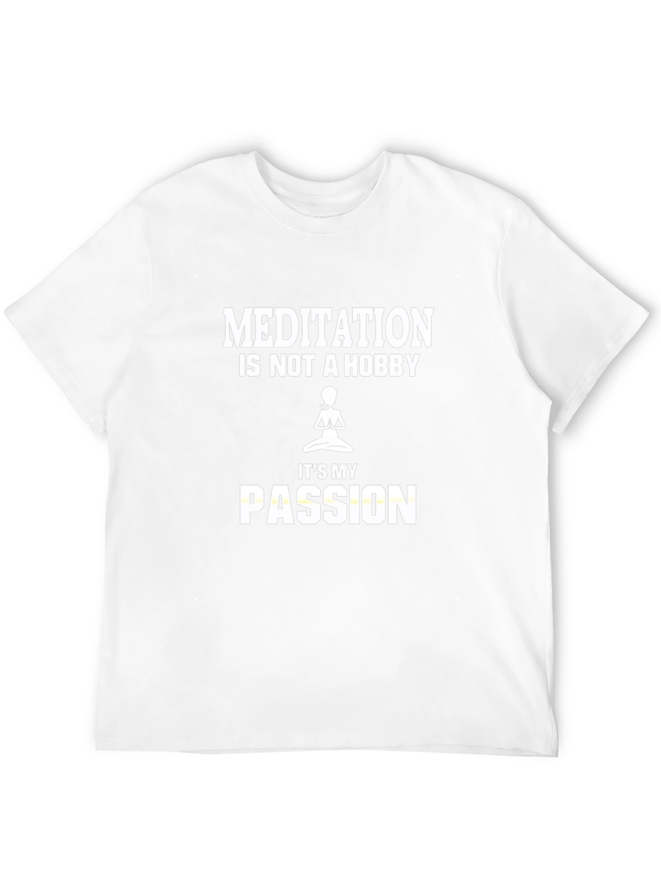 Meditation is My Passion Black T-Shirt