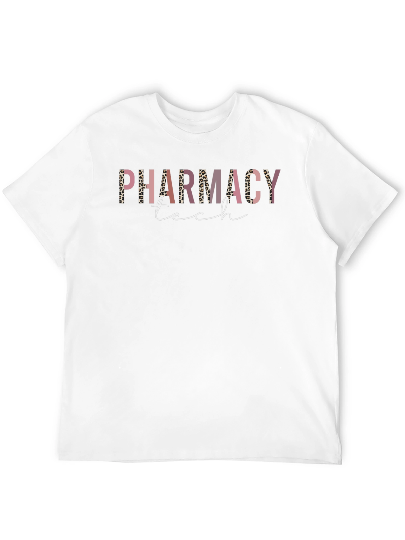 Pharmacy Tech Leopard Print T-Shirt