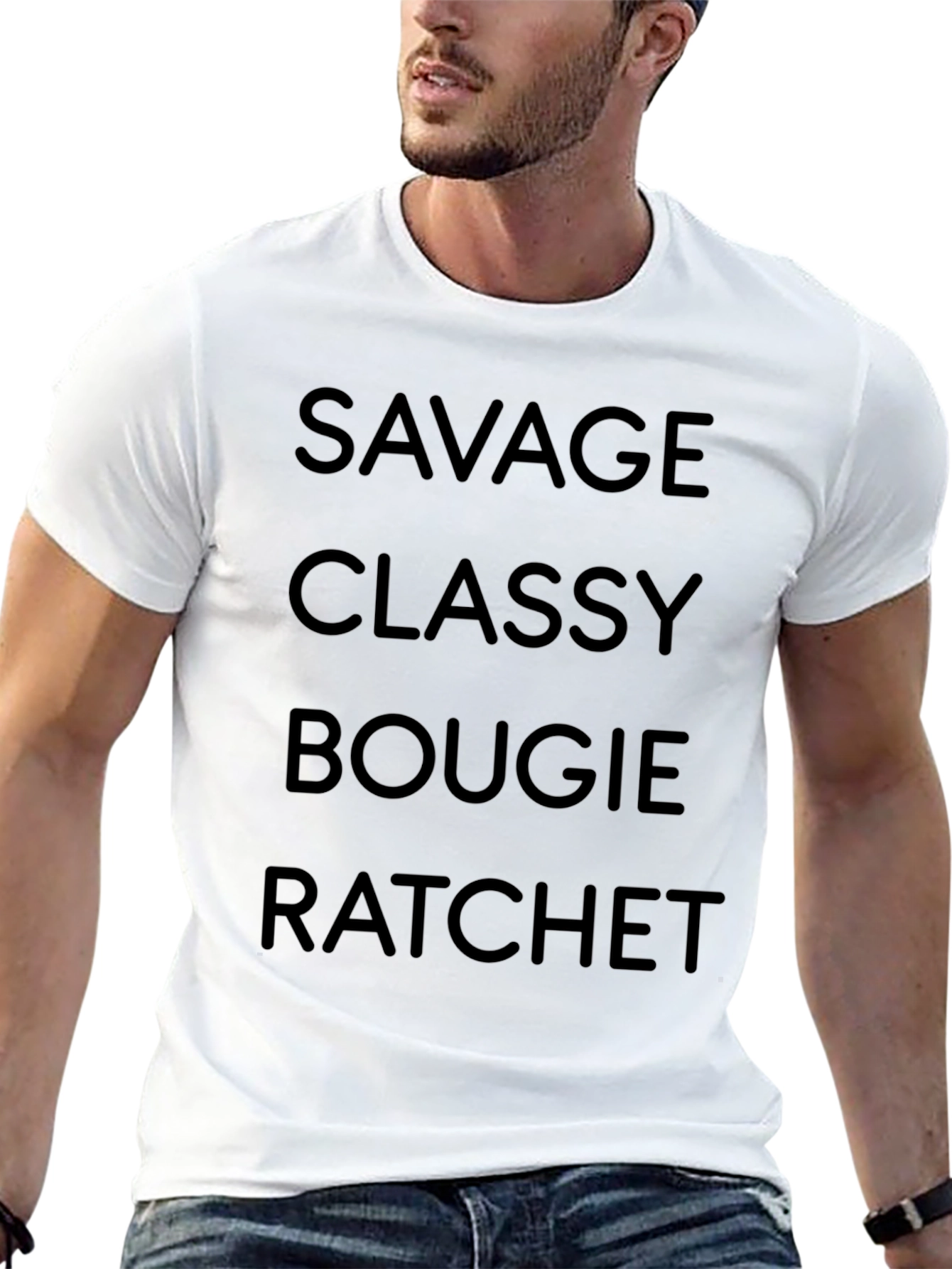 Savage Classy Bougie Ratchet Graphic Tee - Mens