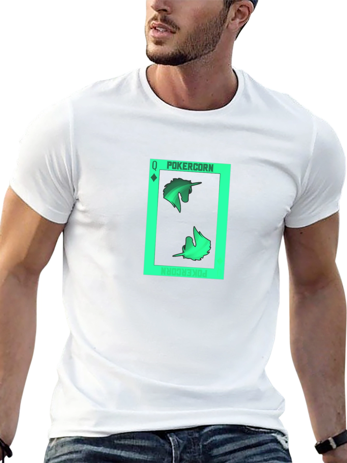 Pokercorn Black T-Shirt