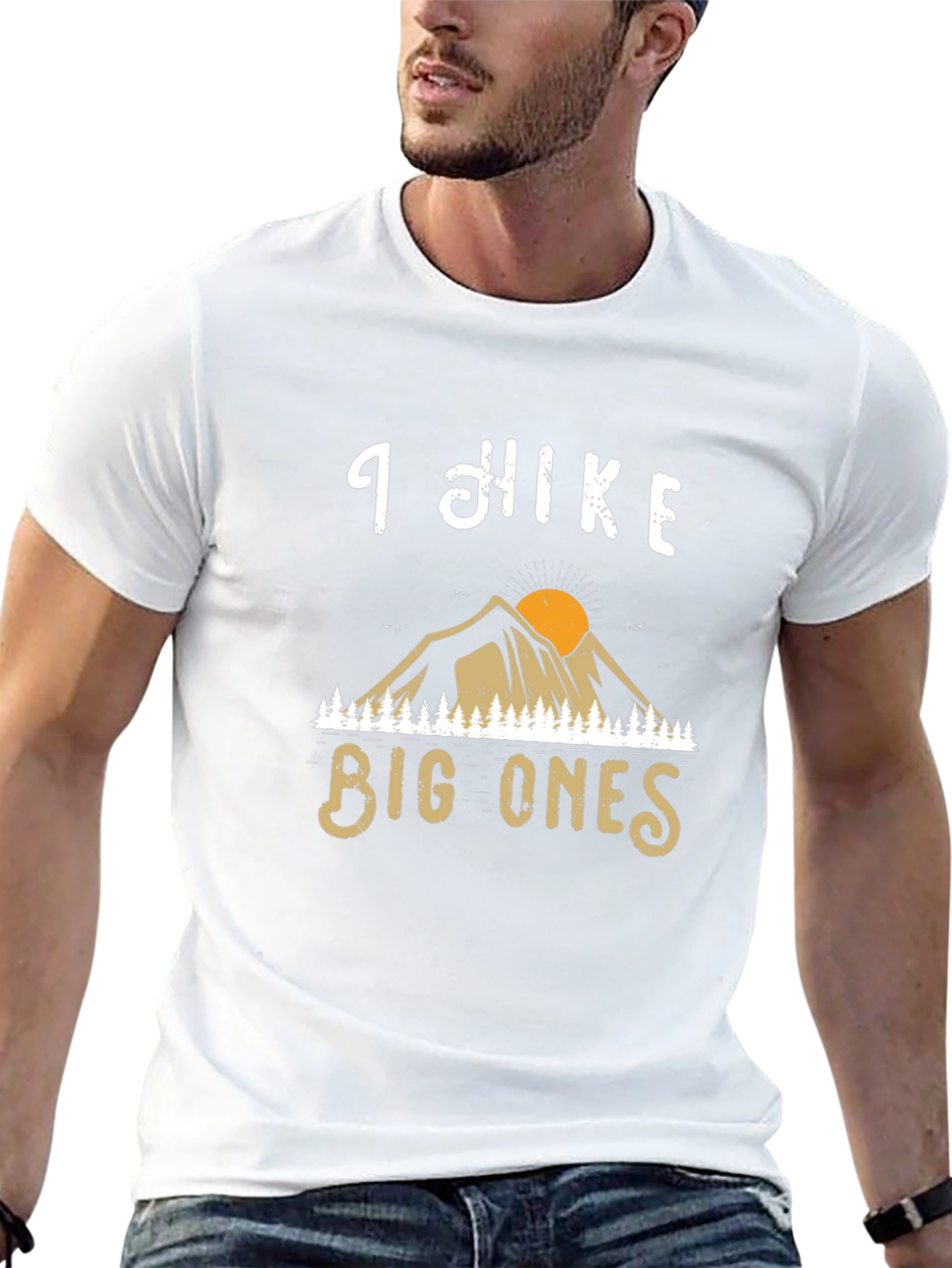 I Hike Big Ones Graphic Tee