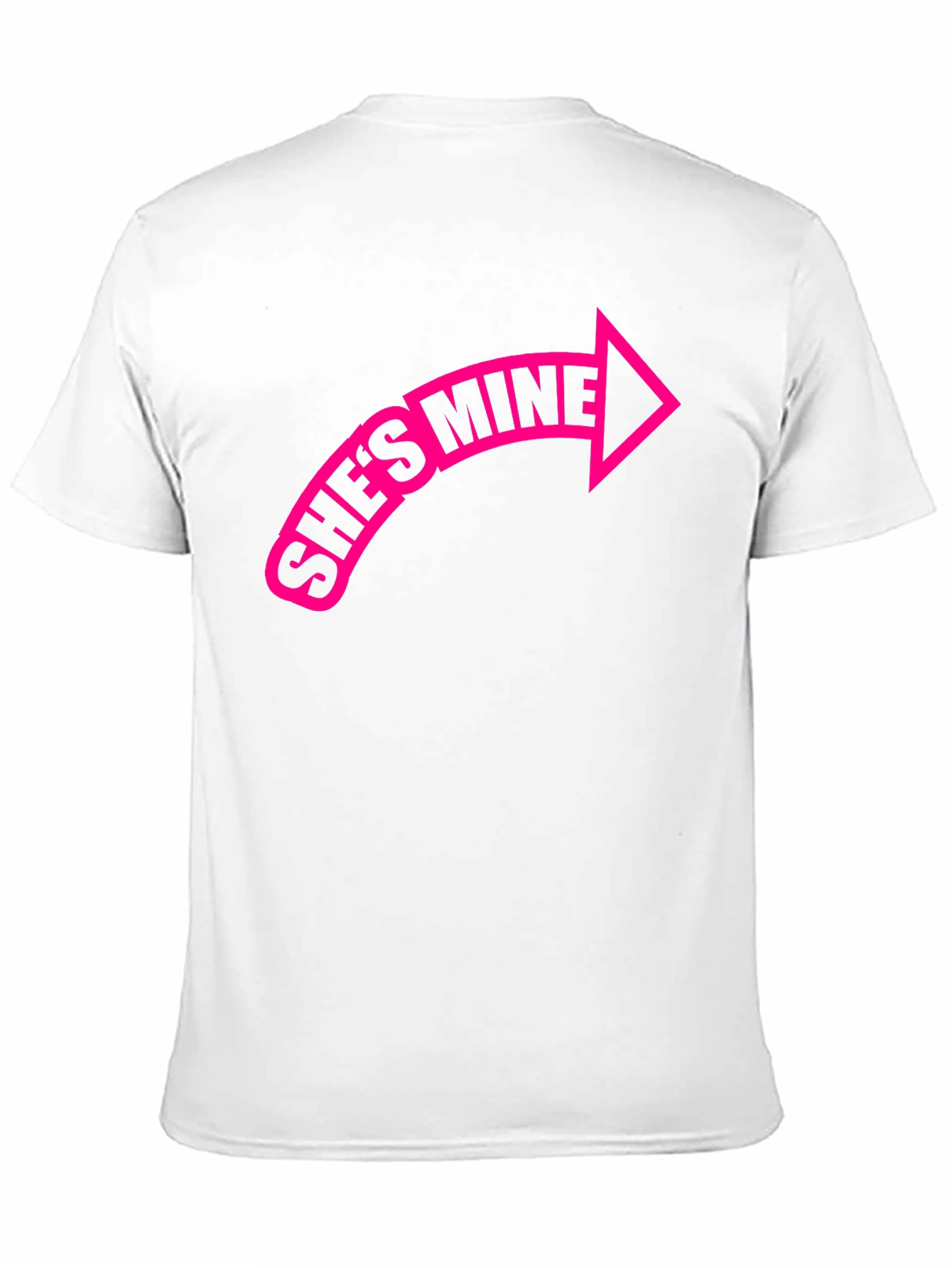 Shes Mine Arrow T-Shirt - Funny Couple Tee