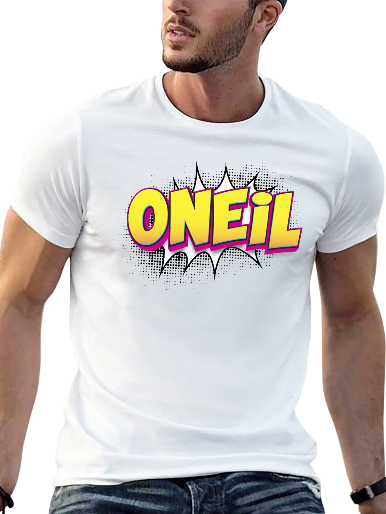 ONEil Comic Style Black T-Shirt